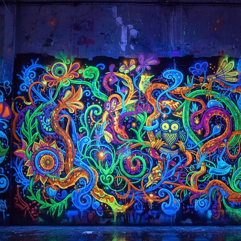 Neon Painting Ideas