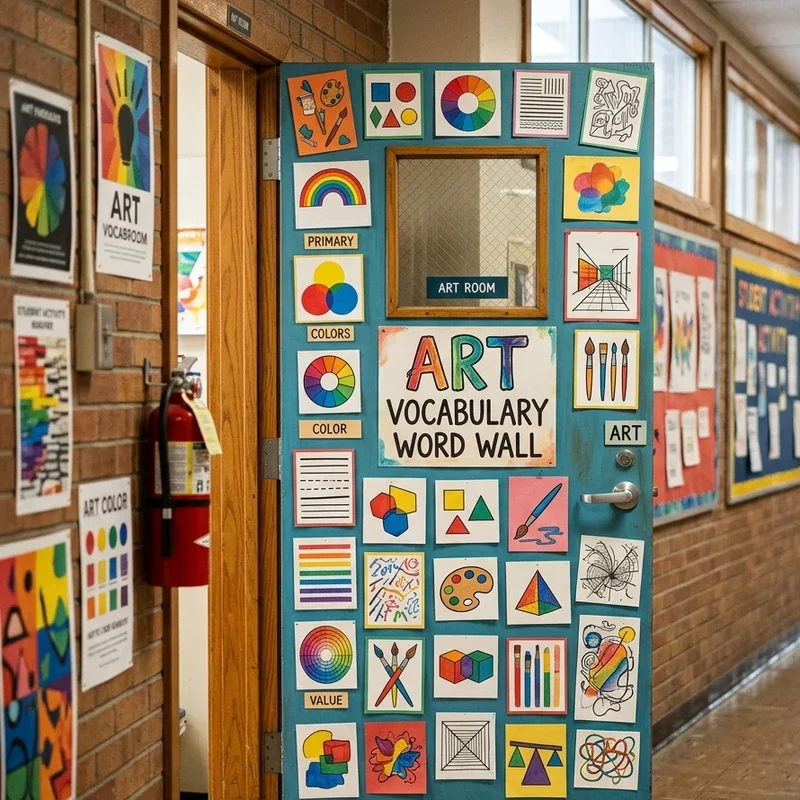 Art Classroom Door Ideas