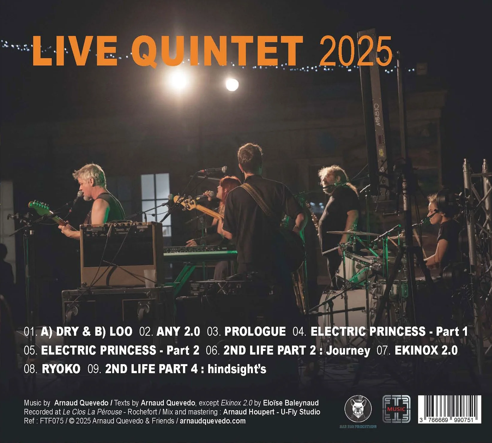AQ&amp;F - Live Quintet 2025 - Progressive Voyages Review PV096