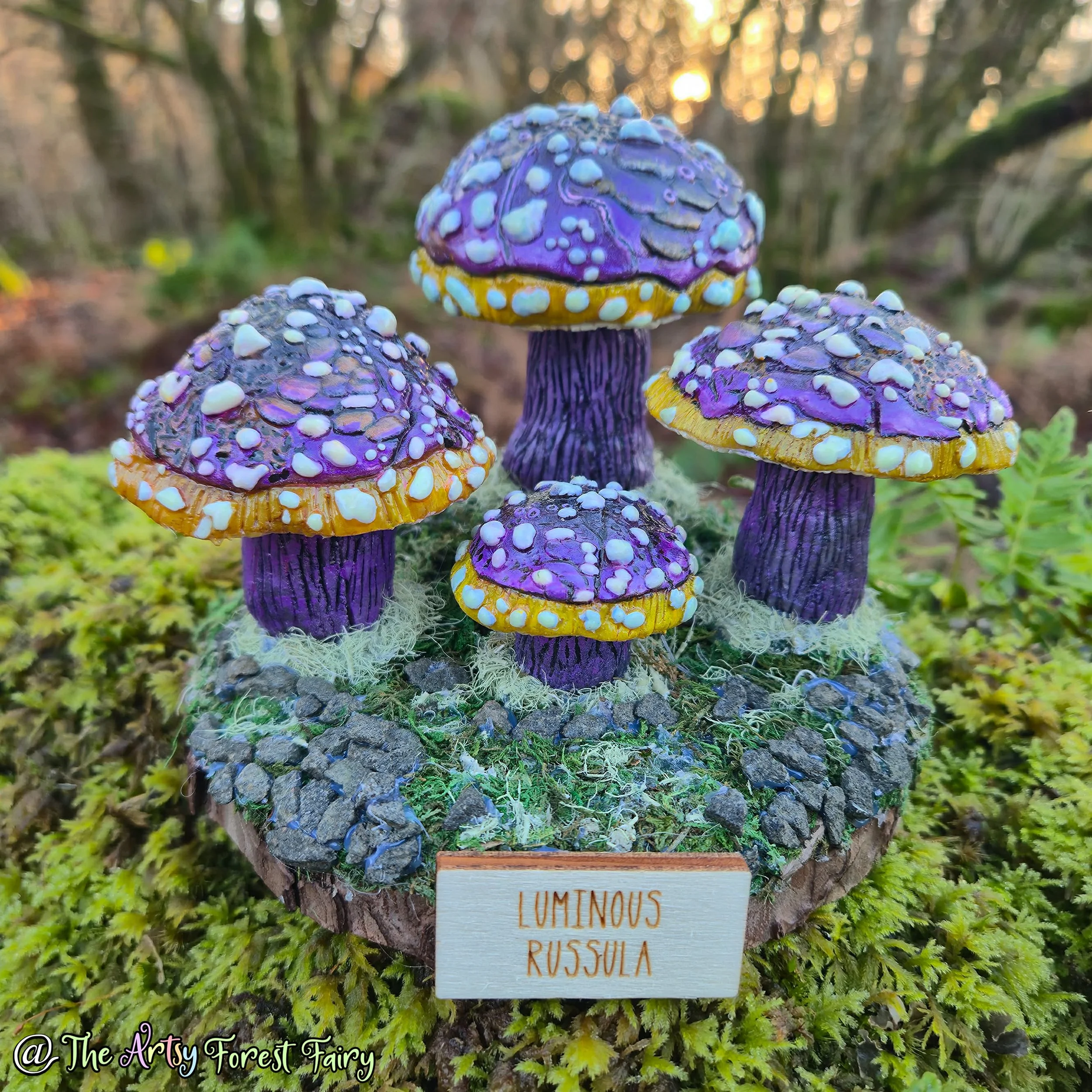 Luminous Russula Mushroom Glow in dark Skyrim Elder Scrolls Oblivion Décor