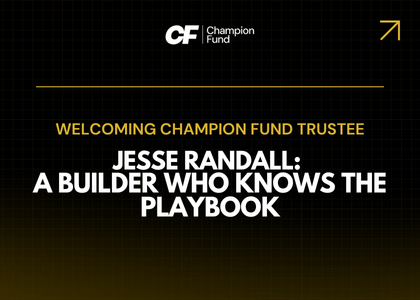 Welcoming Jesse Randall to the Board of Trustees: A Builder Who Knows the Playbook