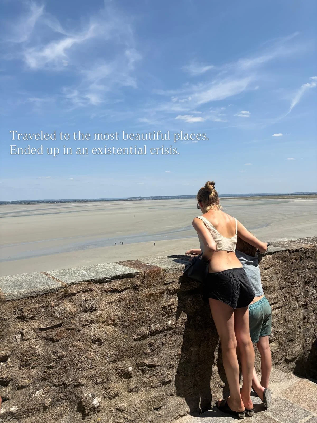 Traveled to the most beautiful places. Ended up in an existential crisis.

No destination fixes what&rsquo;s unresolved.

I&rsquo;m a 4/6 in Human Design. My 4 needs the security of its tribe, for me that&rsquo;s my family. But both my lines are exte
