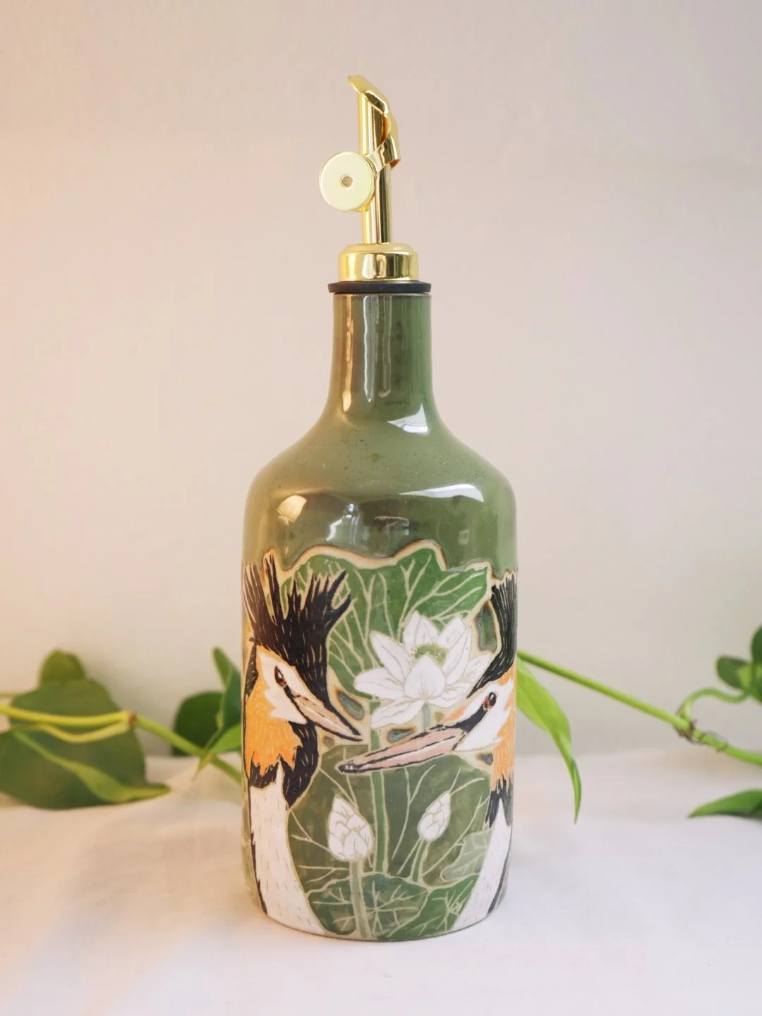 Great Crested Grebe Oil Dispenser 1