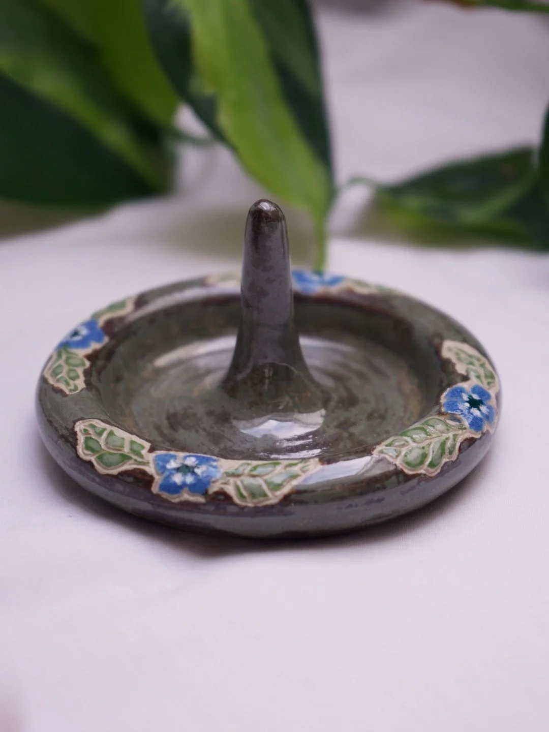 PRE-ORDER Forget-Me-Not Ring Dish