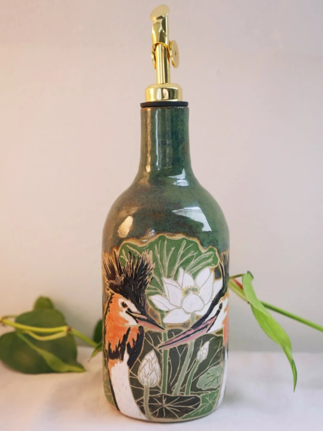 Great Crested Grebe Oil Dispenser 3
