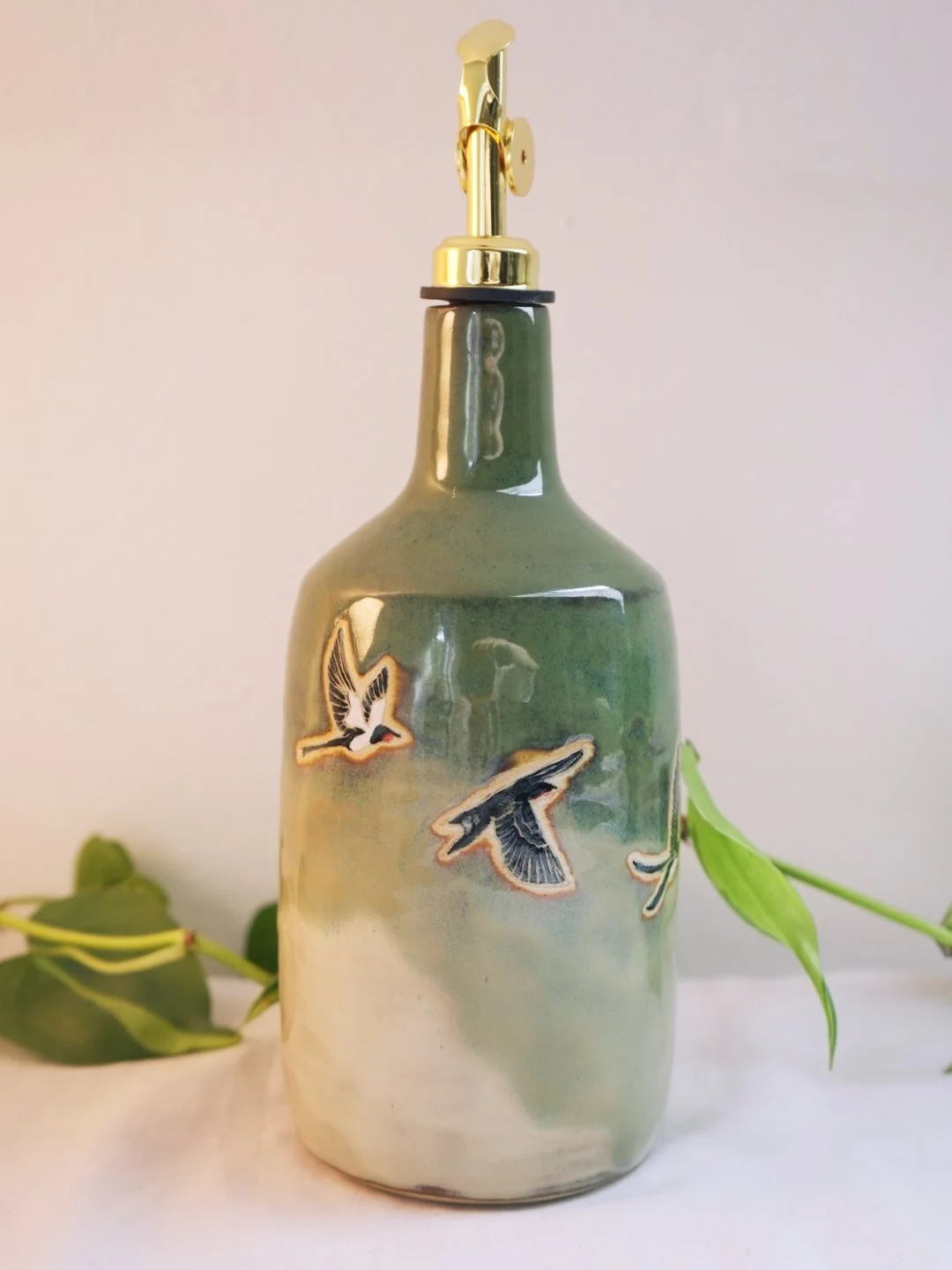 Swallows in Flight Oil Dispenser 2