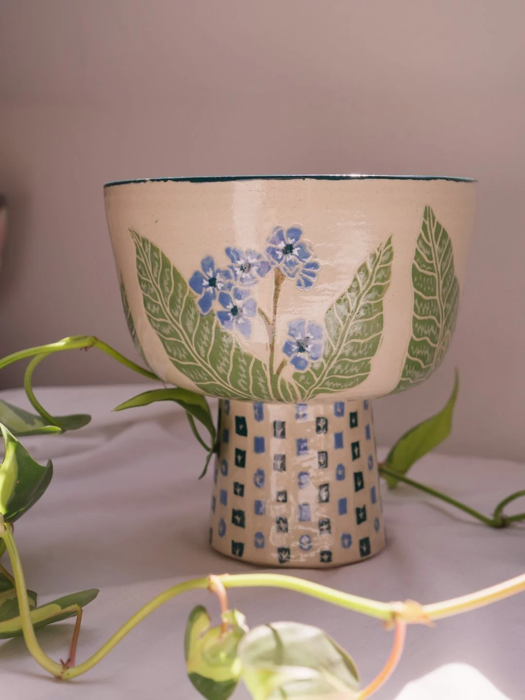 PRE-ORDER Forget-Me-Not Vase/Plant Pot