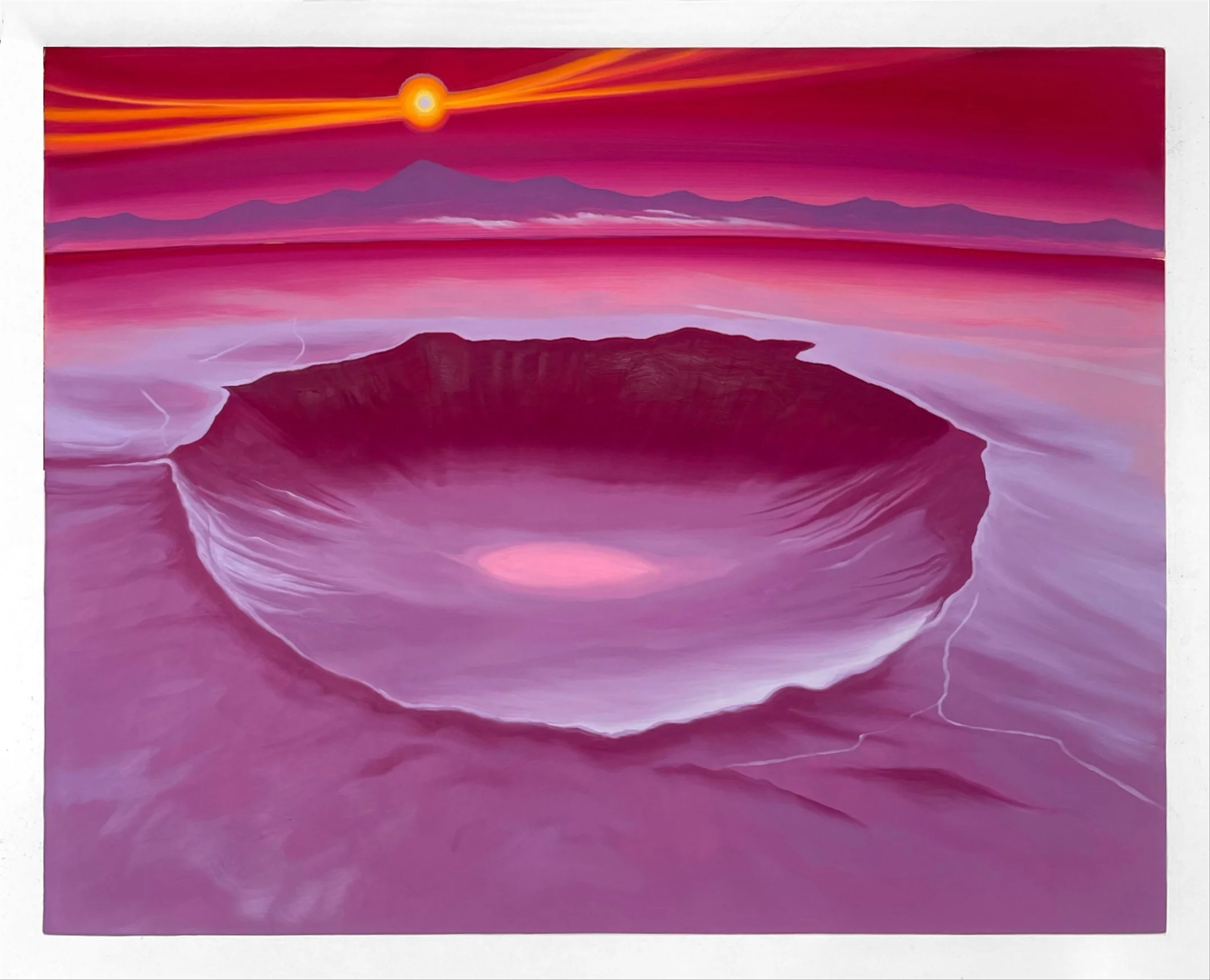  Crater (AZ) , 2023
Oil on canvas
61 x 76 cm / 24 x 30 in