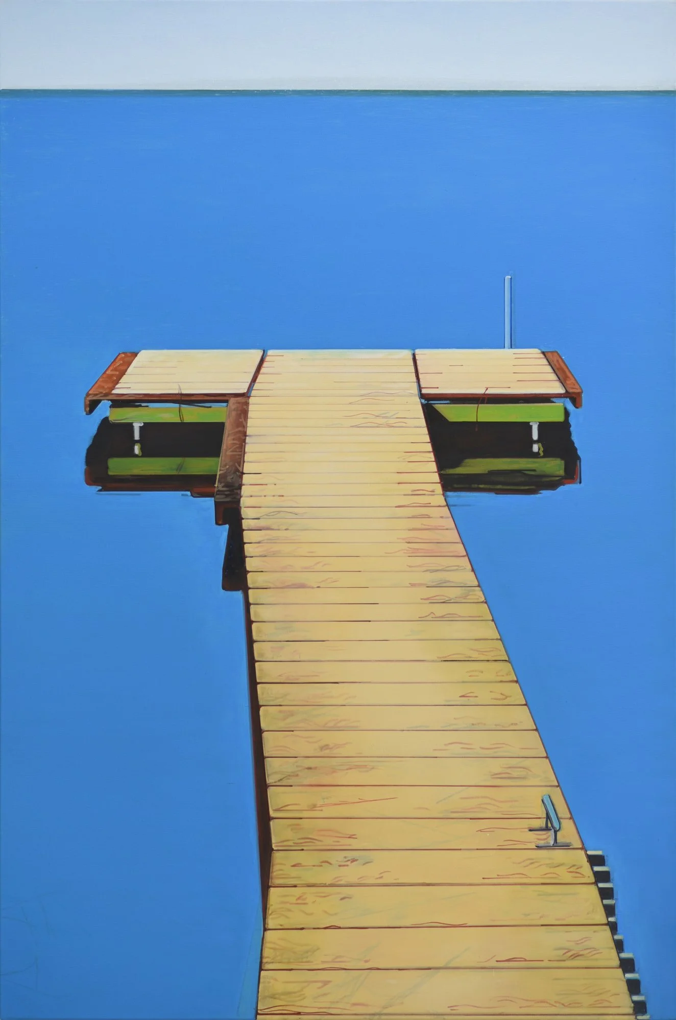  Steg , 2017
Oil on linen
70 3/4 x 47 1/4 in | 180 x 120 cm