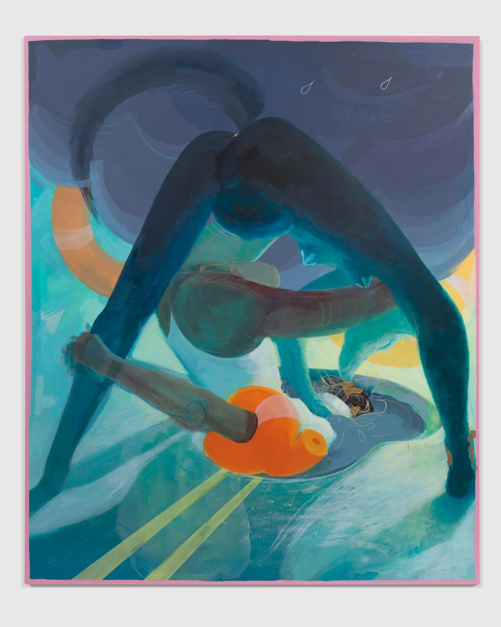  The Joiner Show , 2021
Acrylic, oil, pastel, and rhinestones on PVC
183 x 152.5 cm | 72 x 60 in