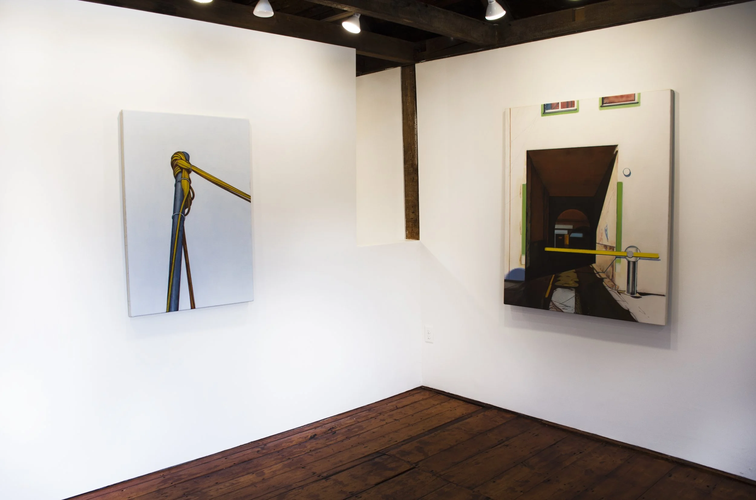 Installation view,  Uferweg Nord , 2017