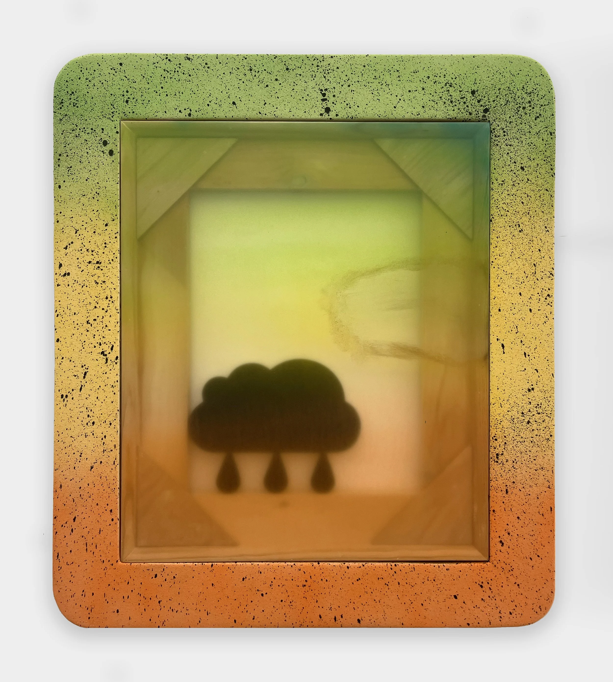  Mood (chill) , 2026
Alkyd on marine vinyl, alkyd on canvas over wood artist's frame
31 1/8 x 27 1/8 x 2 in | 79 x 69 x 5 cm