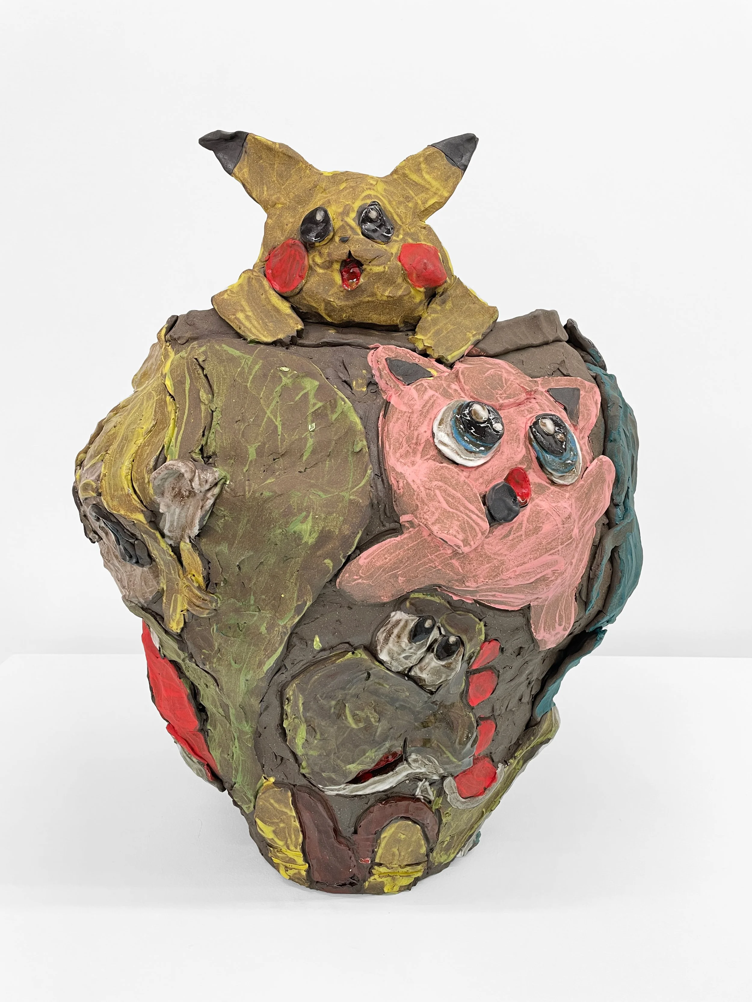  Pikachu’s Pot , 2023
Stoneware, glaze, and underglaze
53 x 48 x 46 cm | 21 x 19 x 18 in