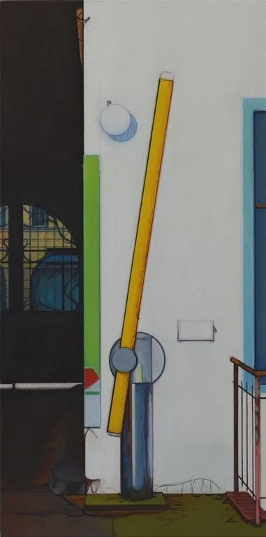  Gelbe Schranke , 2017
Oil on linen
51 3/16 x 25 5/8 in | 130 x 65 cm