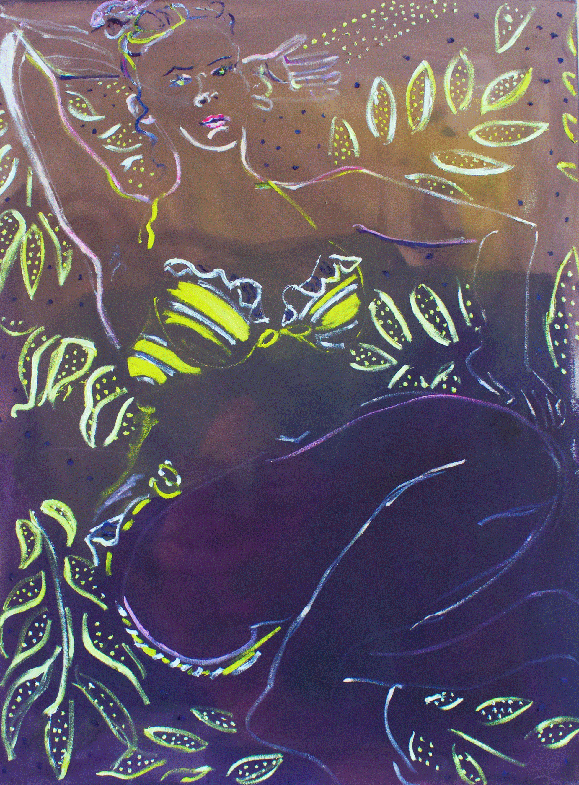 Heidi Howard
 Lauren Silva Bathing , 2017
Oil on canvas
48 x 36 in | 122 x 91.5 cm