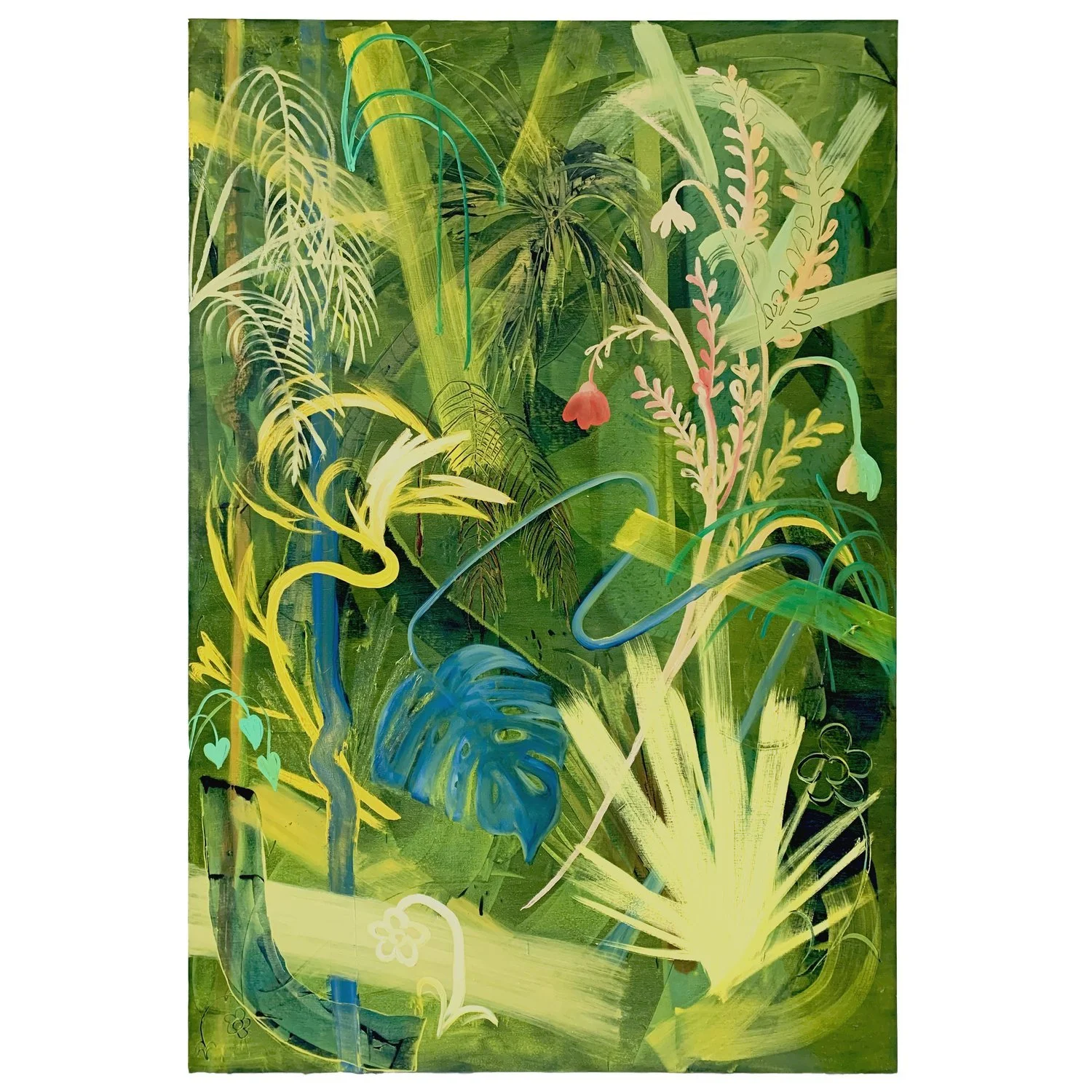  Untitled (Jungle 1) , 2022
Oil on canvas
122 x 183 cm / 48 x 72 in