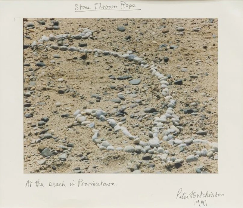  Stone Thrown Rope , 1991
11 x 13 5/8 in | 28 x 34.5 cm
21 5/8 x 24 3/8 in (framed) | 55 x 62 cm (framed)