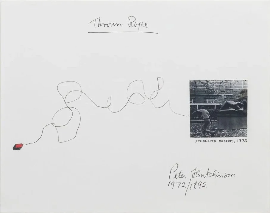  Thrown Rope Stedelijk Museum , 1972/92
11 x 14 1/8 in | 28 x 36 cm
19 3/4 x 22 7/8 in (framed) | 50 x 58 cm (framed)