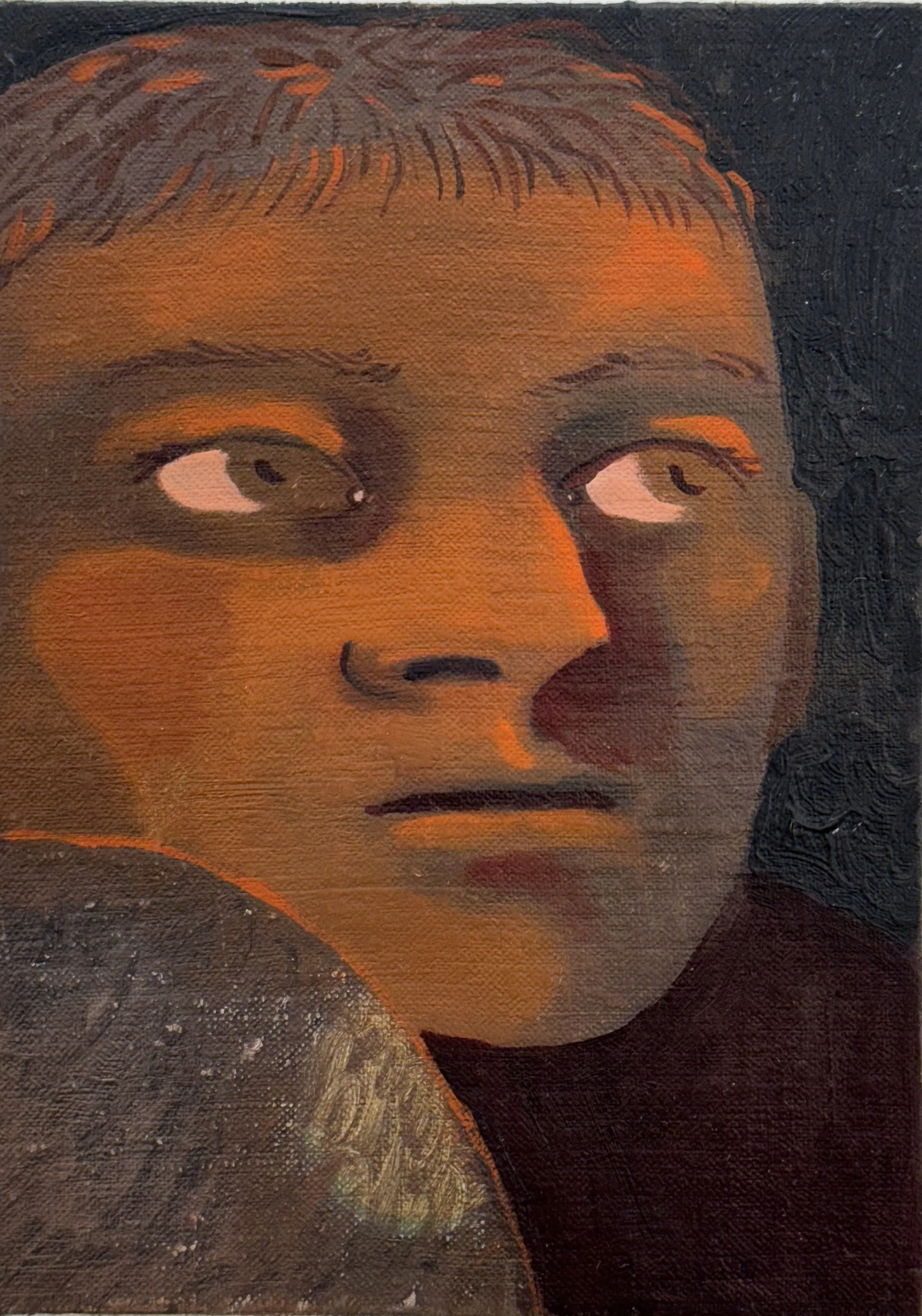  Just Look , 2025
Oil on linen
7 x 5 in | 18 x 13 cm