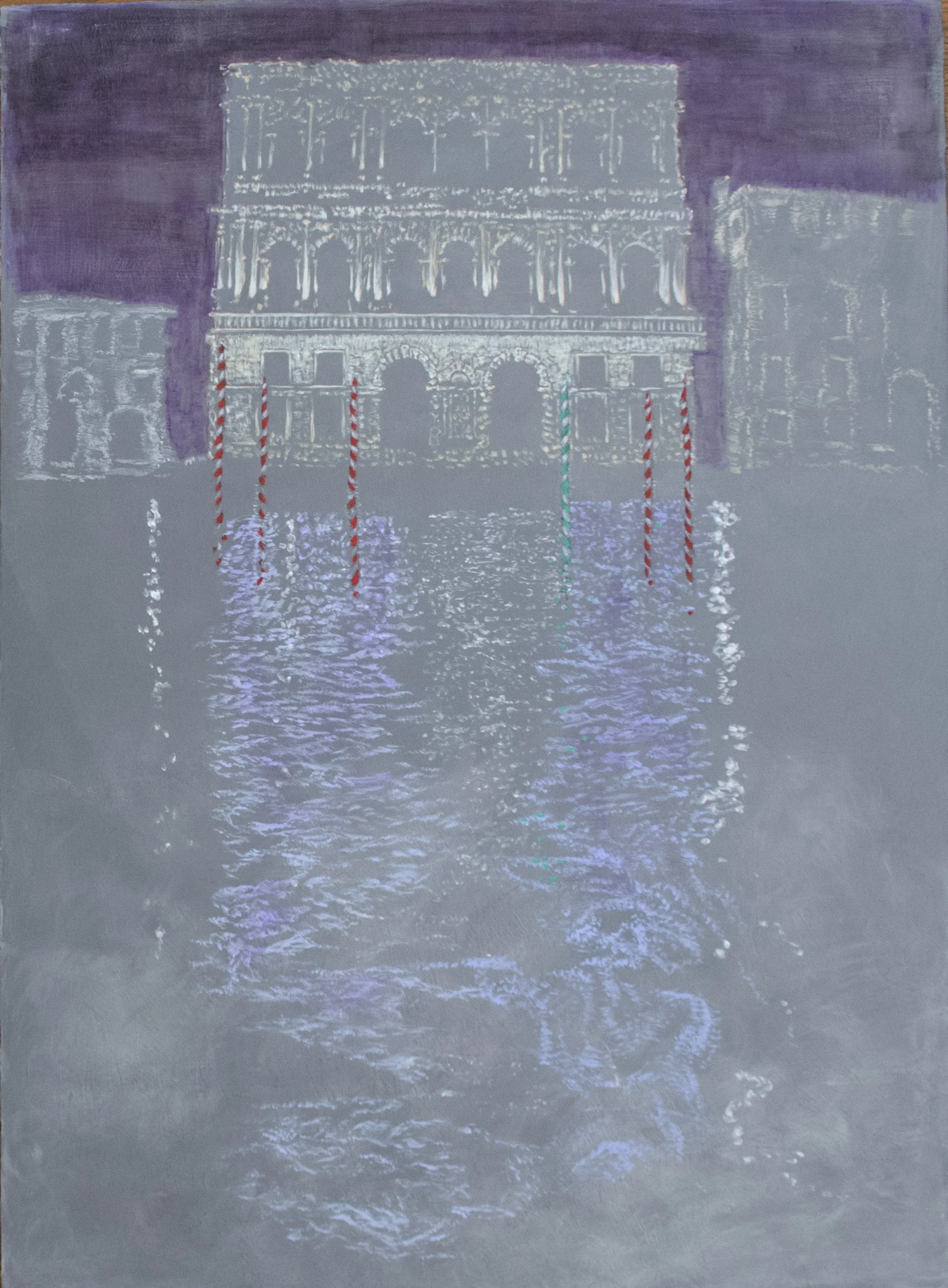  palazzo , 2016
Oil and acrylic on graphite
48 x 36 in | 121 x 91.5 cm