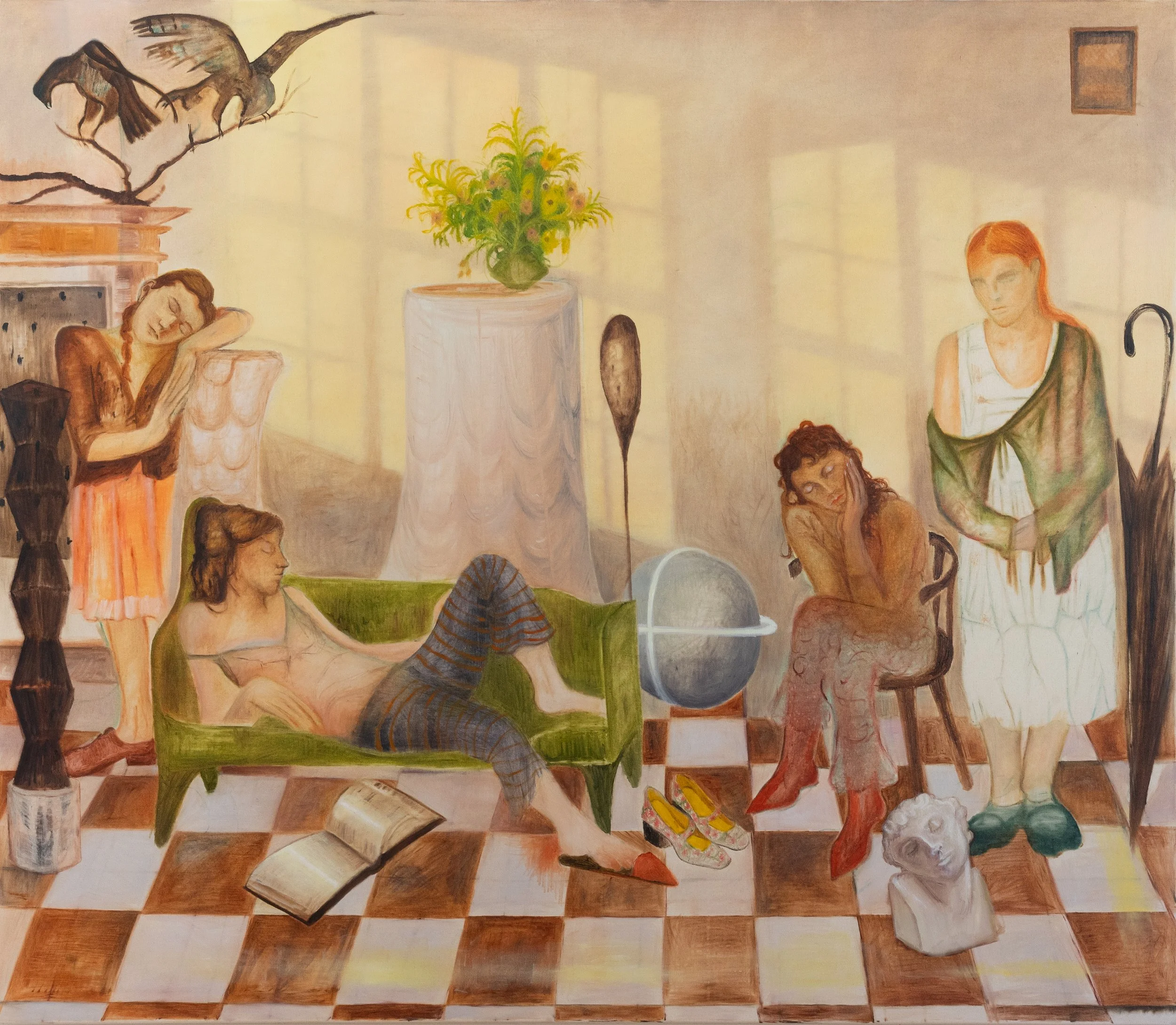 Something from the attic , 2026
Oil on canvas
51 1/8 x 59 in | 130 x 150 cm
