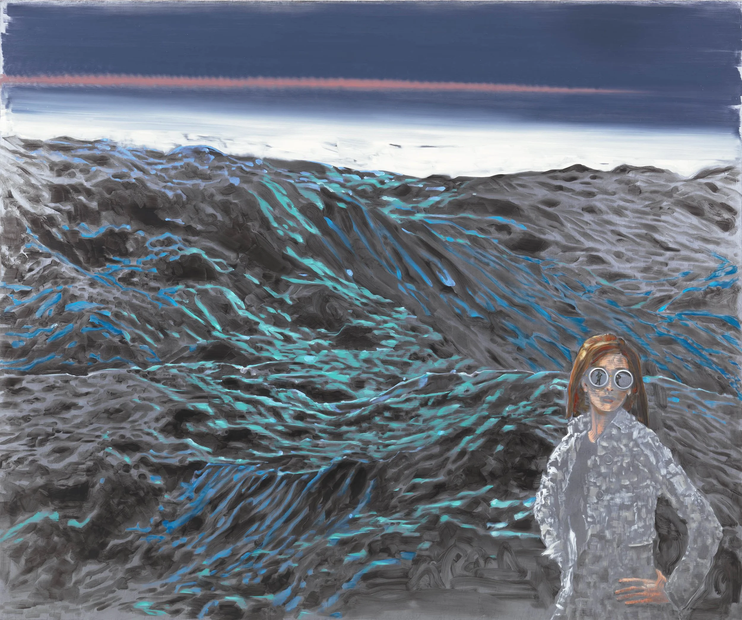  Don't Bother Me With That Ocean , 2012
Oil and graphite on linen
90 x 108 in | 228.5 x 274 cm