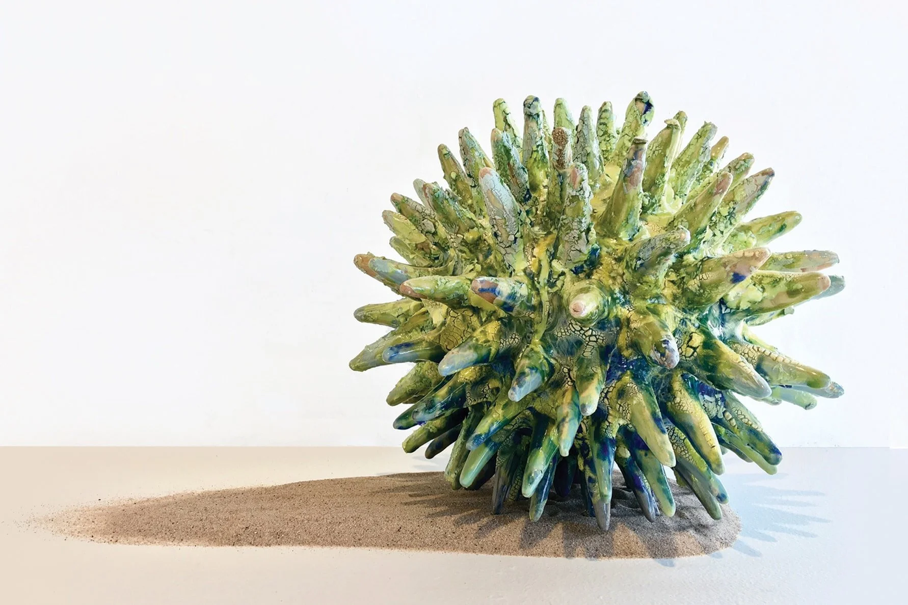  Yellow Lichen Loci , 2018
Glazed porcelain
35.5 x 35.5 cm | 14 x 14 in