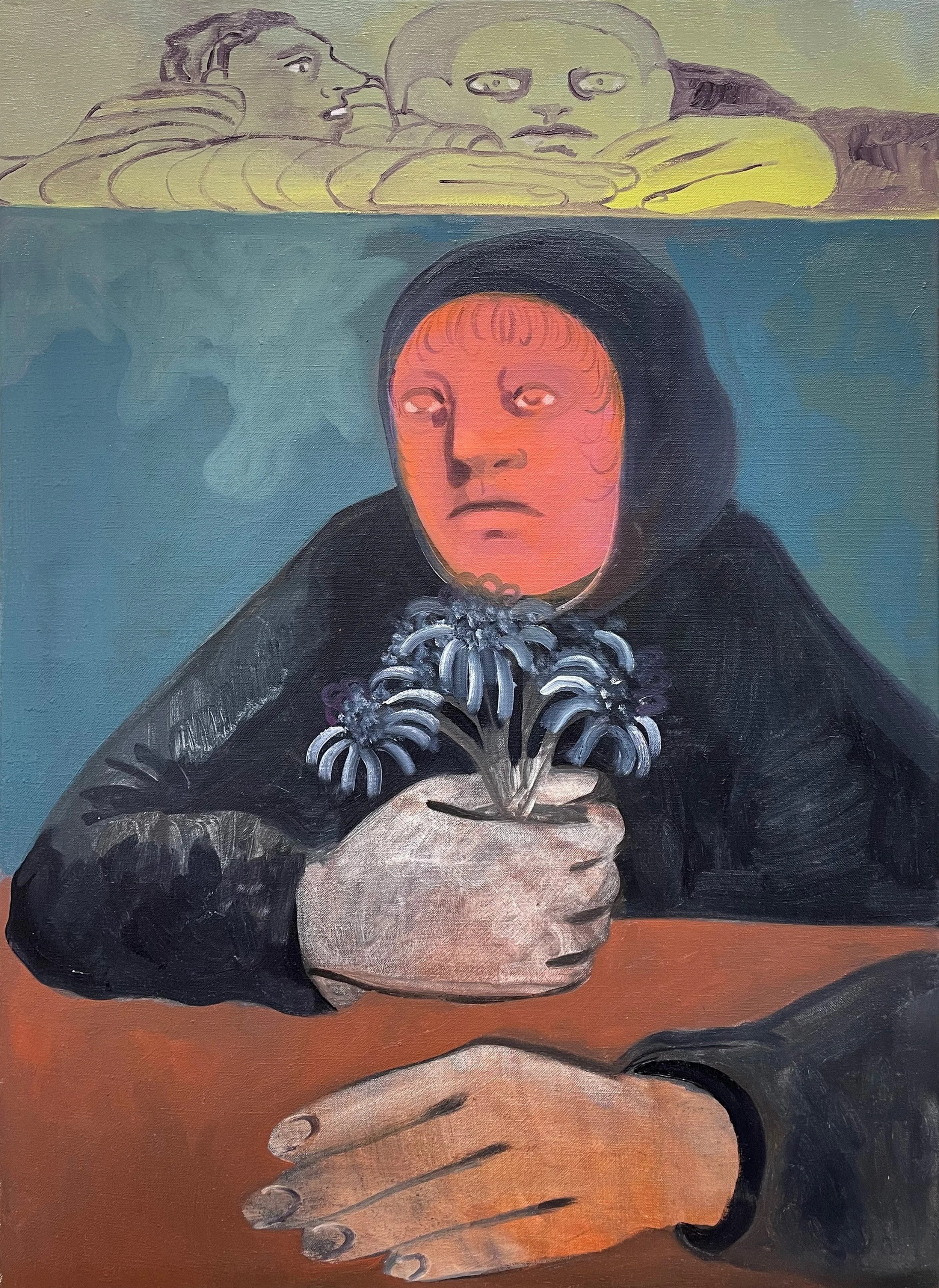  Disjointed Daisy , 2025
Oil on linen
27 1/2 x 19 3/4 in | 70 x 50 cm