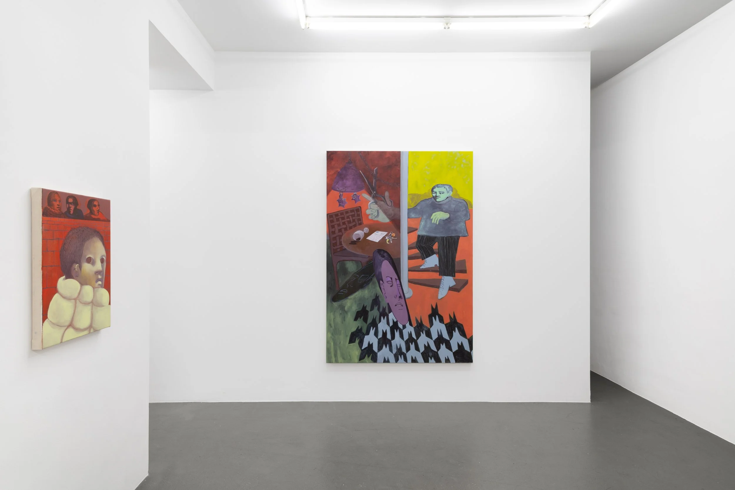 Installation view,  Tricksters II , 2025. Photo by Oskar Lee.