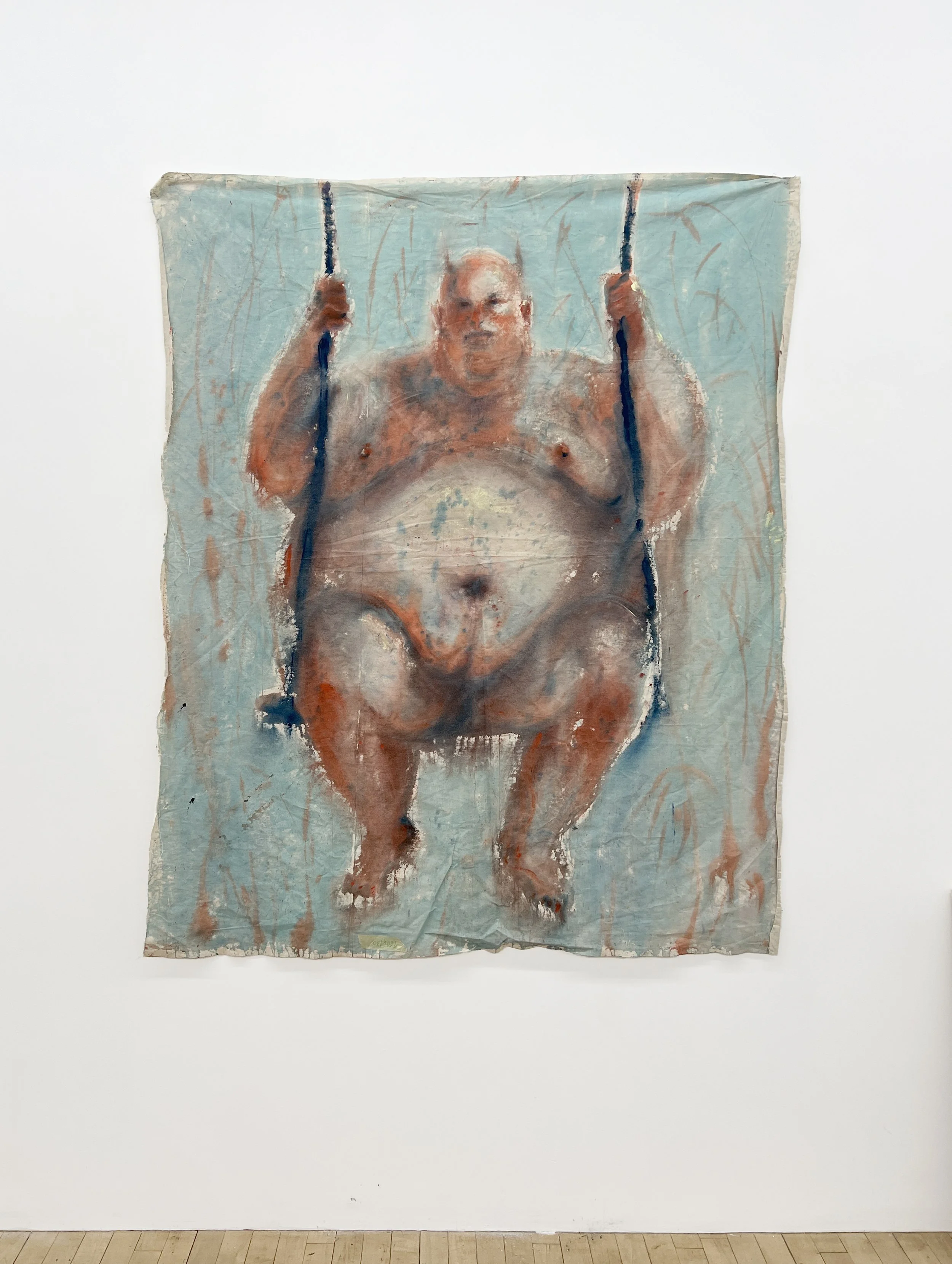  Untitled , 2025
Acrylic and oil pastel on canvas
162.5 x 131 cm | 64 x 51 1/2 in