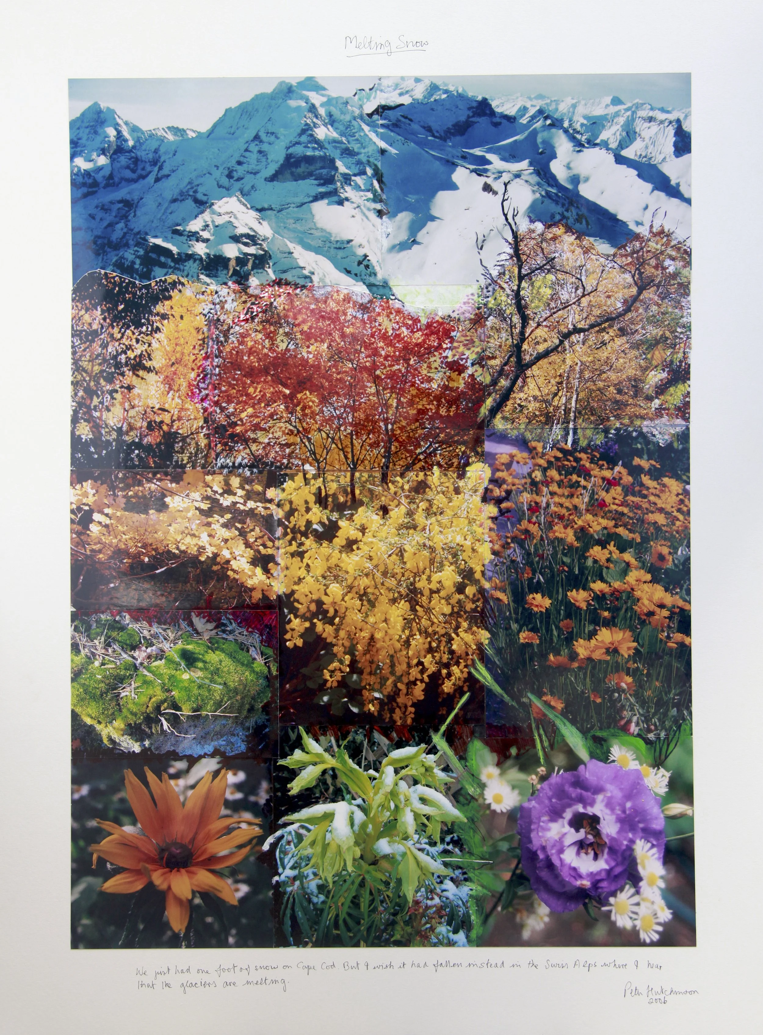  Melting Snow , 2006
Photo-collage with felt tip pen
39 3/4 x 29 3/4 in | 101 x 75.5 cm