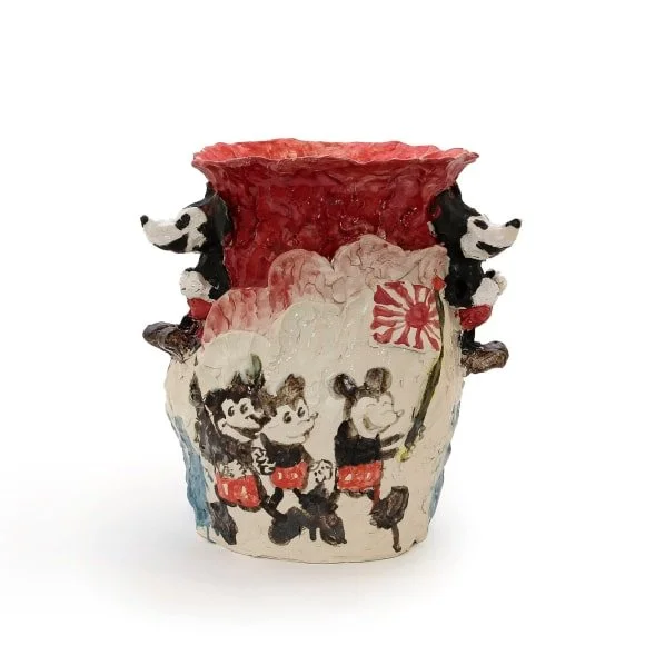 Red Mickey , 2021
Stoneware, glaze, majolica and underglaze
29 x 28 x 23 cm | 11 1/2 x 11 x 9 in