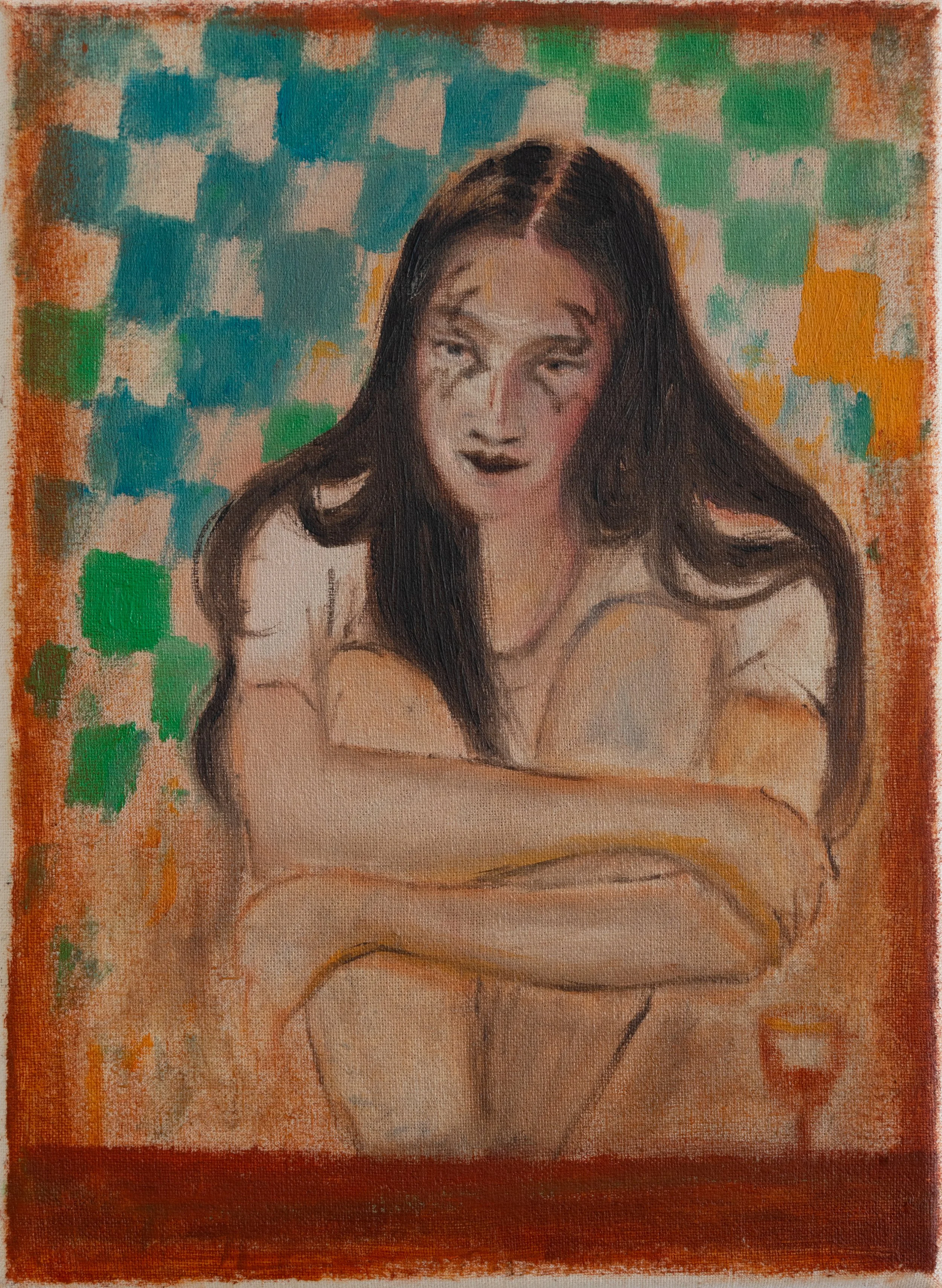  The whole Band ( the Singer ) , 2026
Oil on canvas 
7½ x 5½ in. | 19 x 14 cm