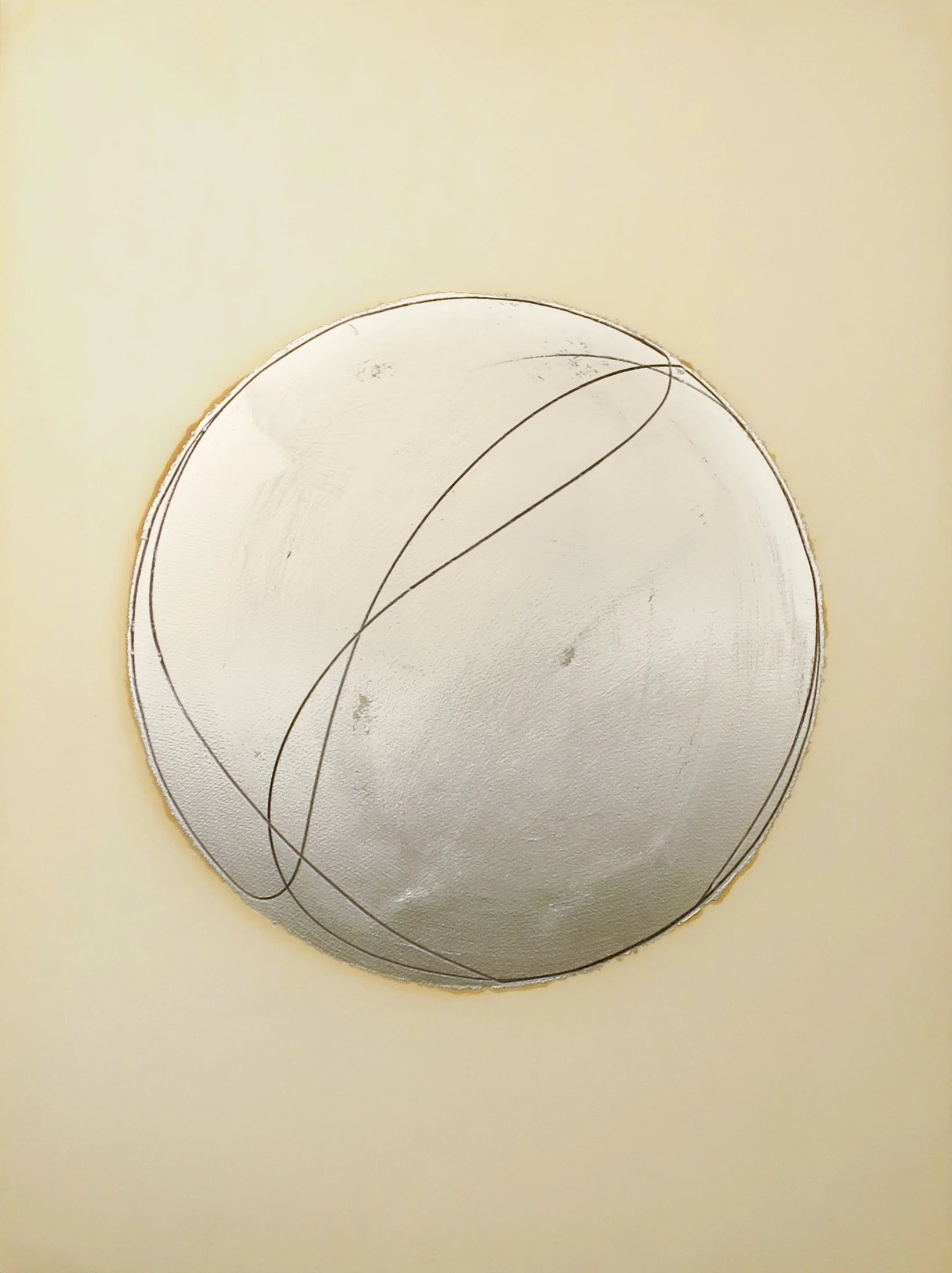  Gesture Project , 1981
Aluminum paint and graphite on paper
30 x 22 1/3 in | 76 x 56.5 cm
32 x 24 1/2 in (framed) | 81 x 62 cm (framed)