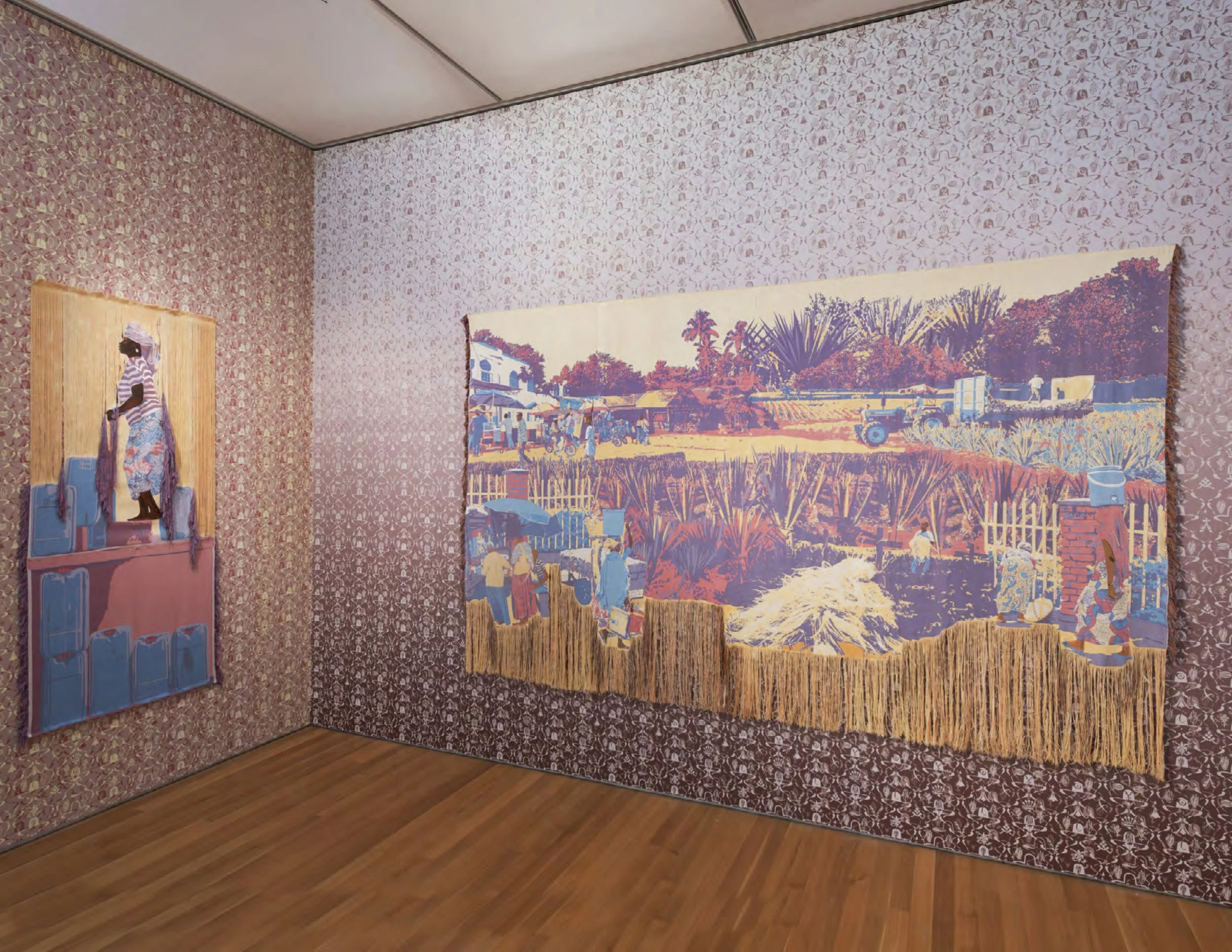 Installation view,  She Weaves White Gold , North Carolina Museum of Art, Raleigh, North Carolina, 2026
