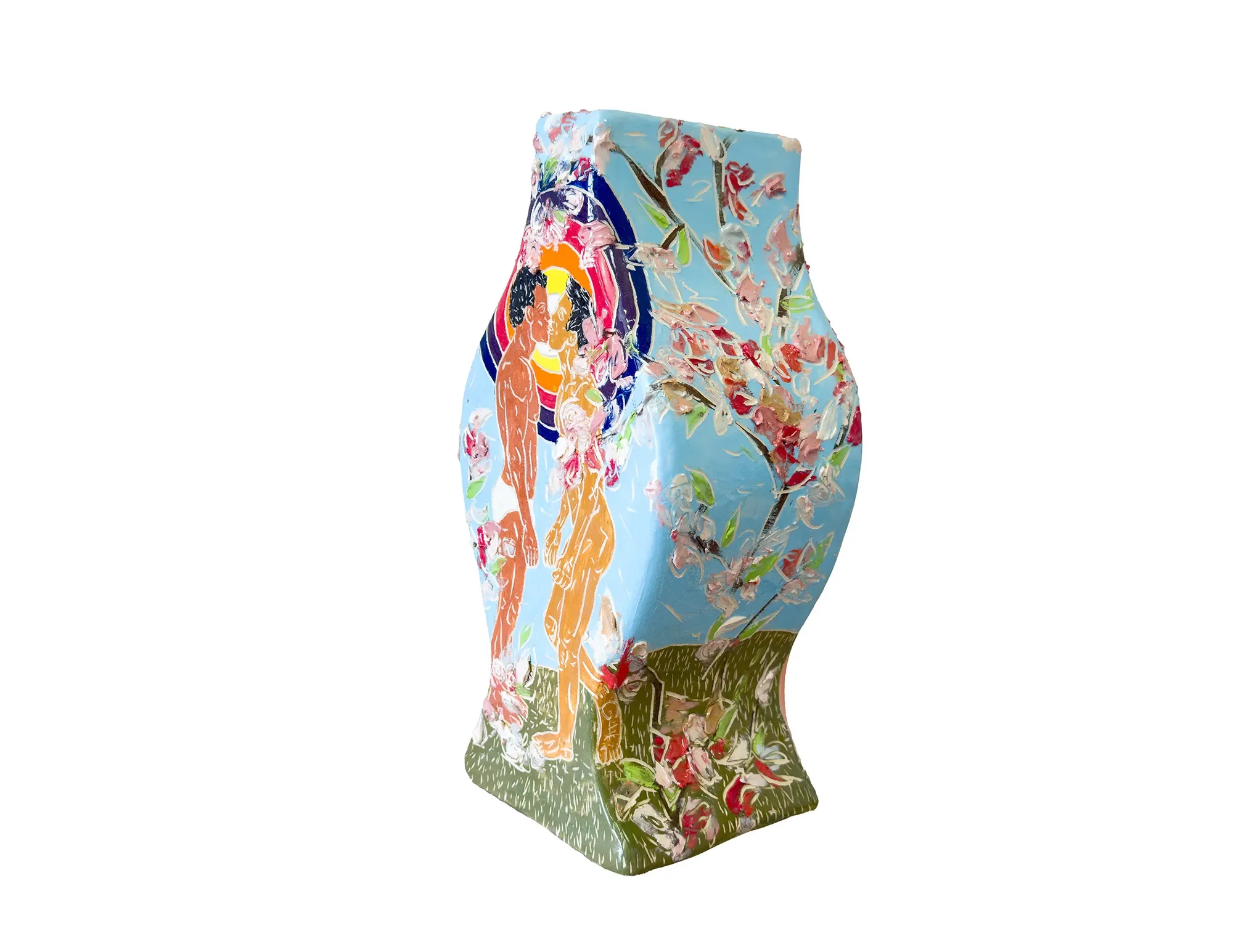  Krzysztof Strzelecki 
 Cherry Glow , 2025
Glazed stoneware ceramic
14 3/4 x 7 1/2 x 5 7/8 in | 37.5 x 19 x 15 cm