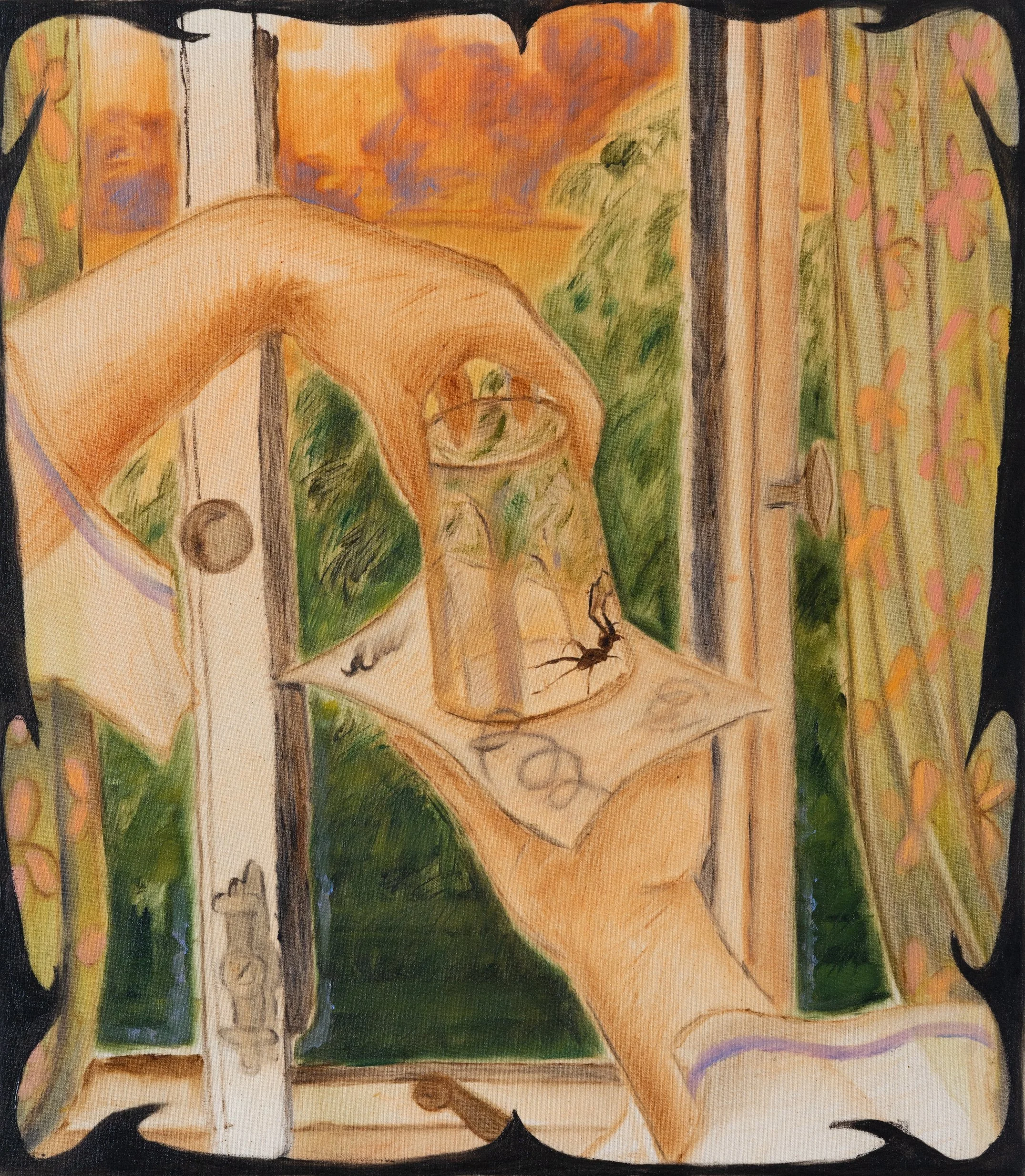  A room inside a room , 2024
Oil on canvas
40 x 35 cm | 15 3/4 x 13 3/4 in