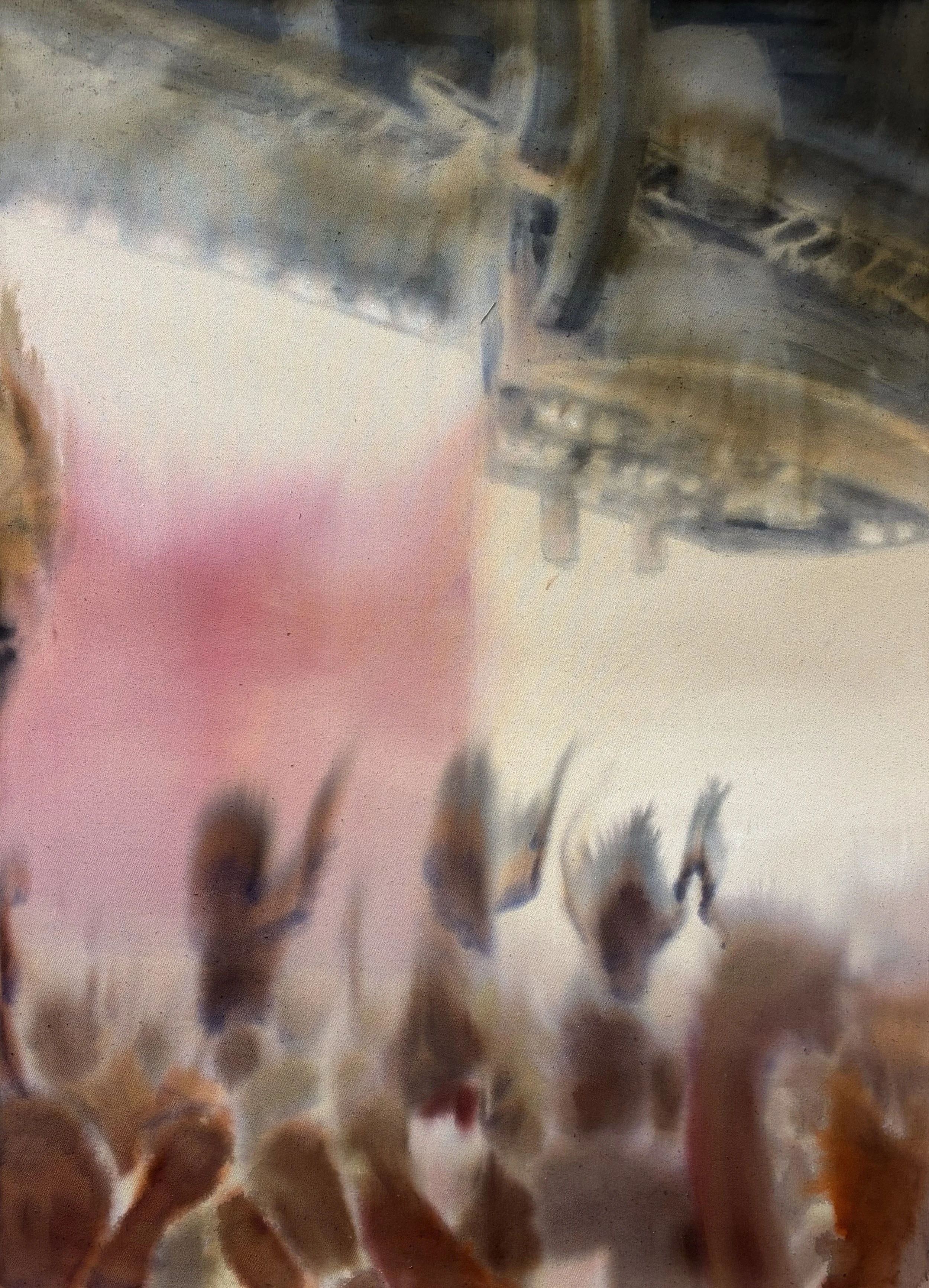  Backlit , 2025
Acrylic, ink, and dye on canvas
50 x 36 in | 127 x 91.5 cm