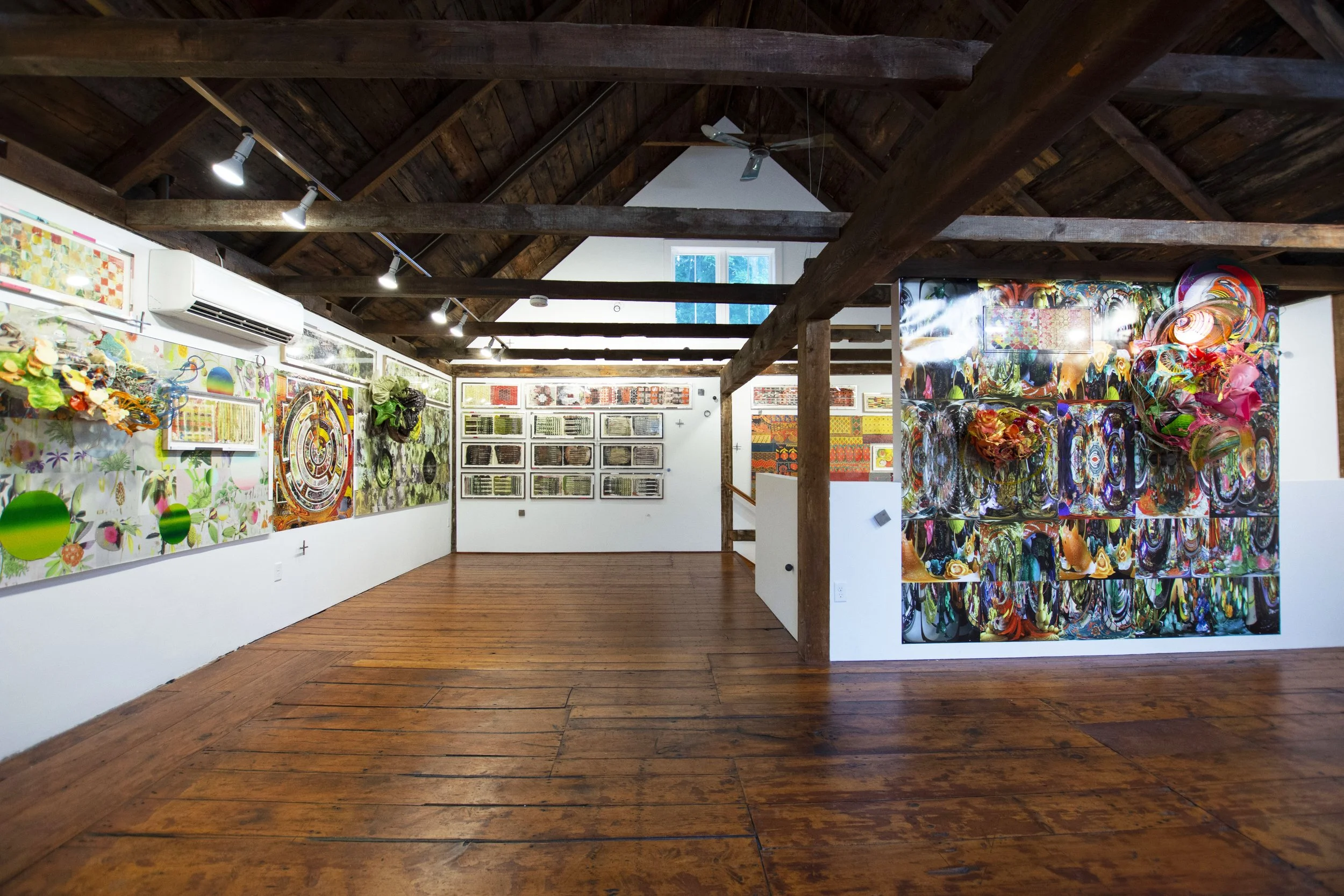 Installation view, × × × ÷ ÷ ÷ ☰ + + +, 2018