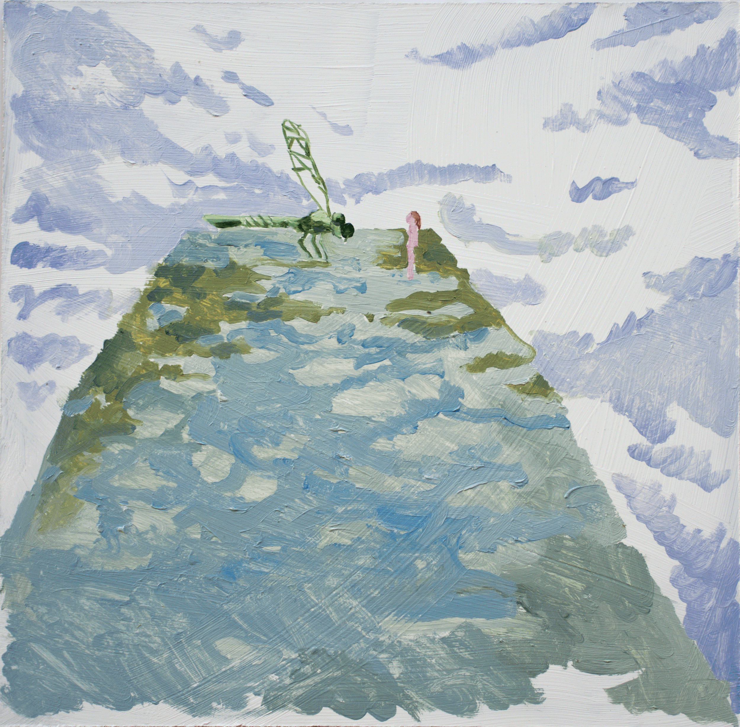 Esteban Cabeza de Baca
 Plinth , 2017
Oil on panel
12 x 12 in | 30.5 x 30.5 cm