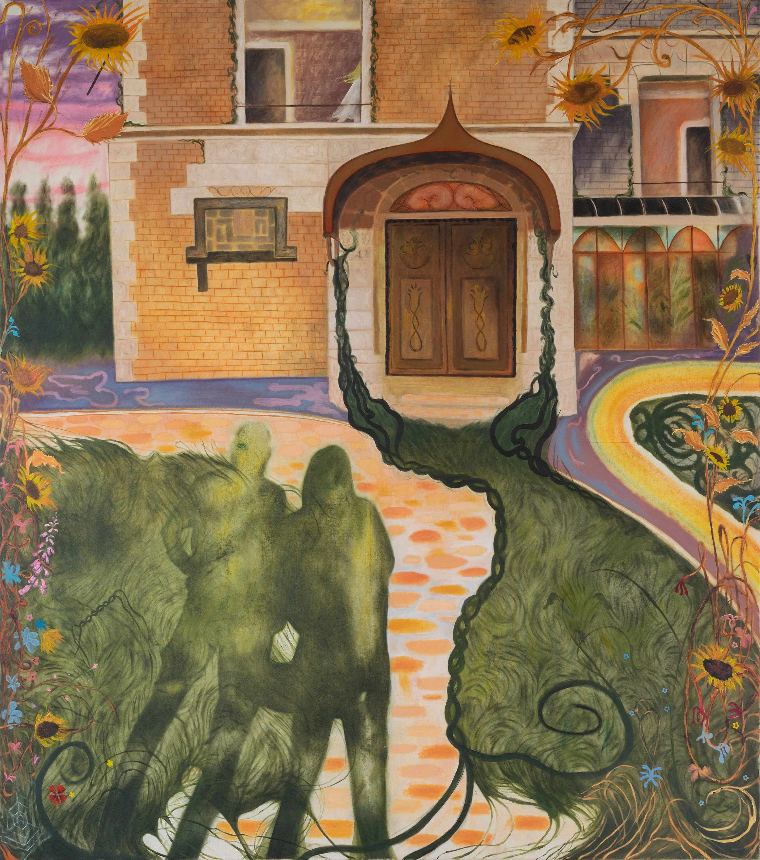 Johanna Seidel
 Ghost World , 2024
Oil on canvas
69 x 61 in | 175 x 155 cm