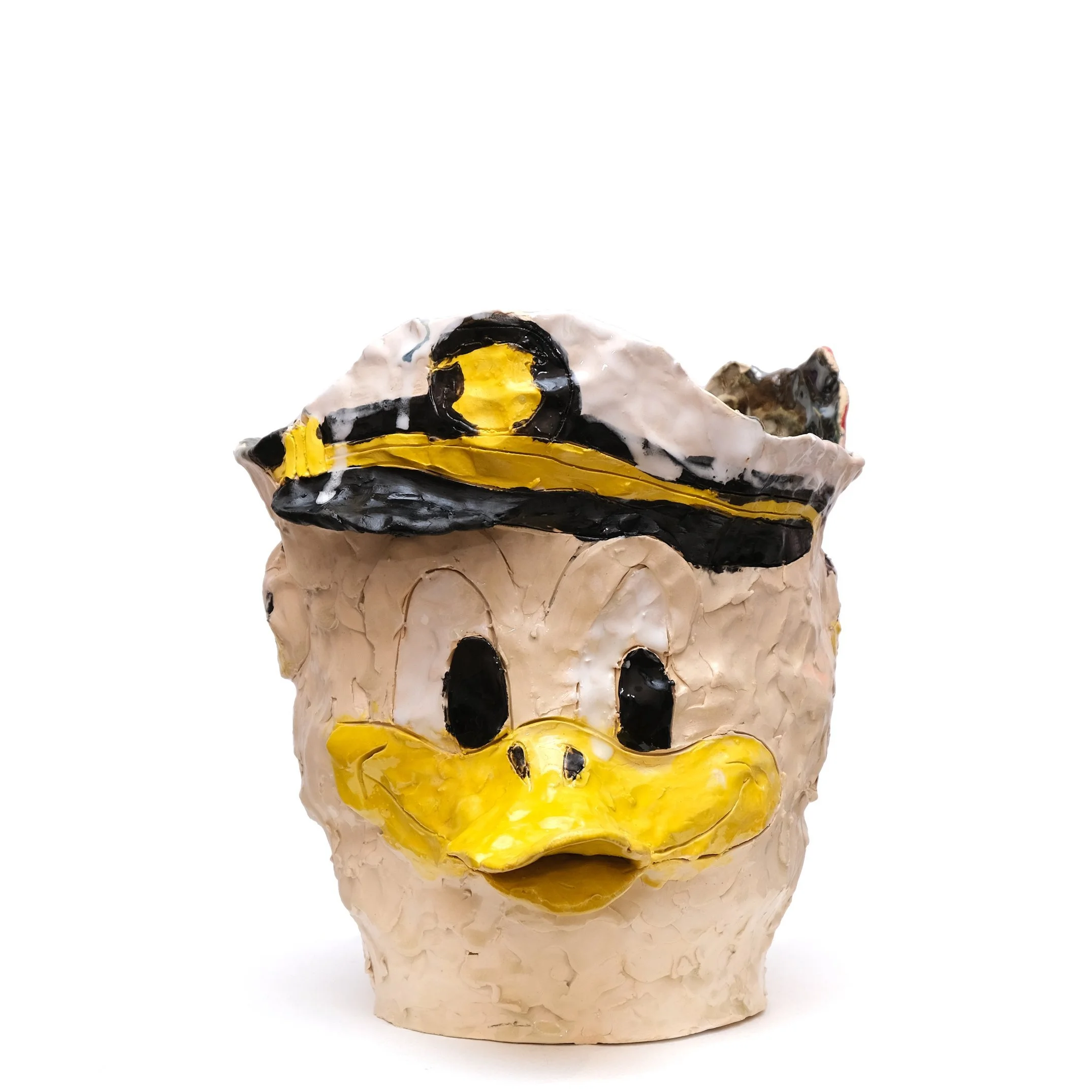  Donald Pot , 2022
Stoneware, glaze, majolica and underglaze
26 x 23 x 26 cm | 10 3/8 x 9 x 10 1/4 in