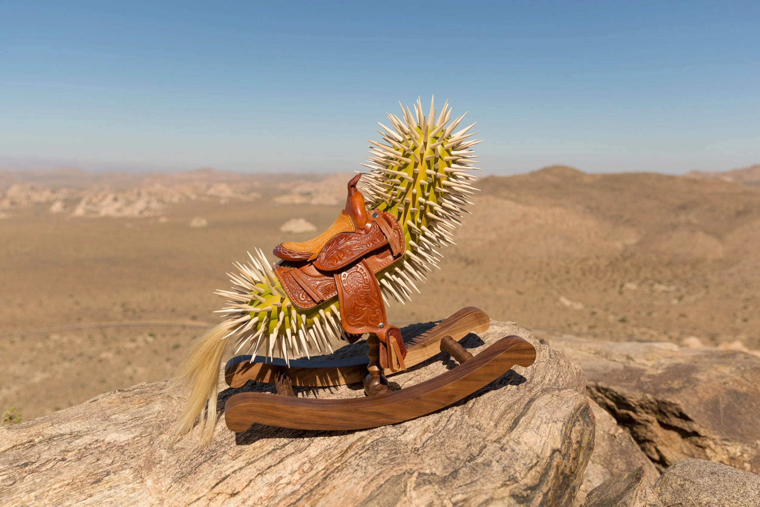  Tornado , 2020
Cedar, walnut, pine, leather, 17-year-old Tennessee walking horse hair, acrylic, lacquer, steel
21 1/2 x 9 1/2 x 21 1/2 in | 54.5 x 24 x 54.5 cm
