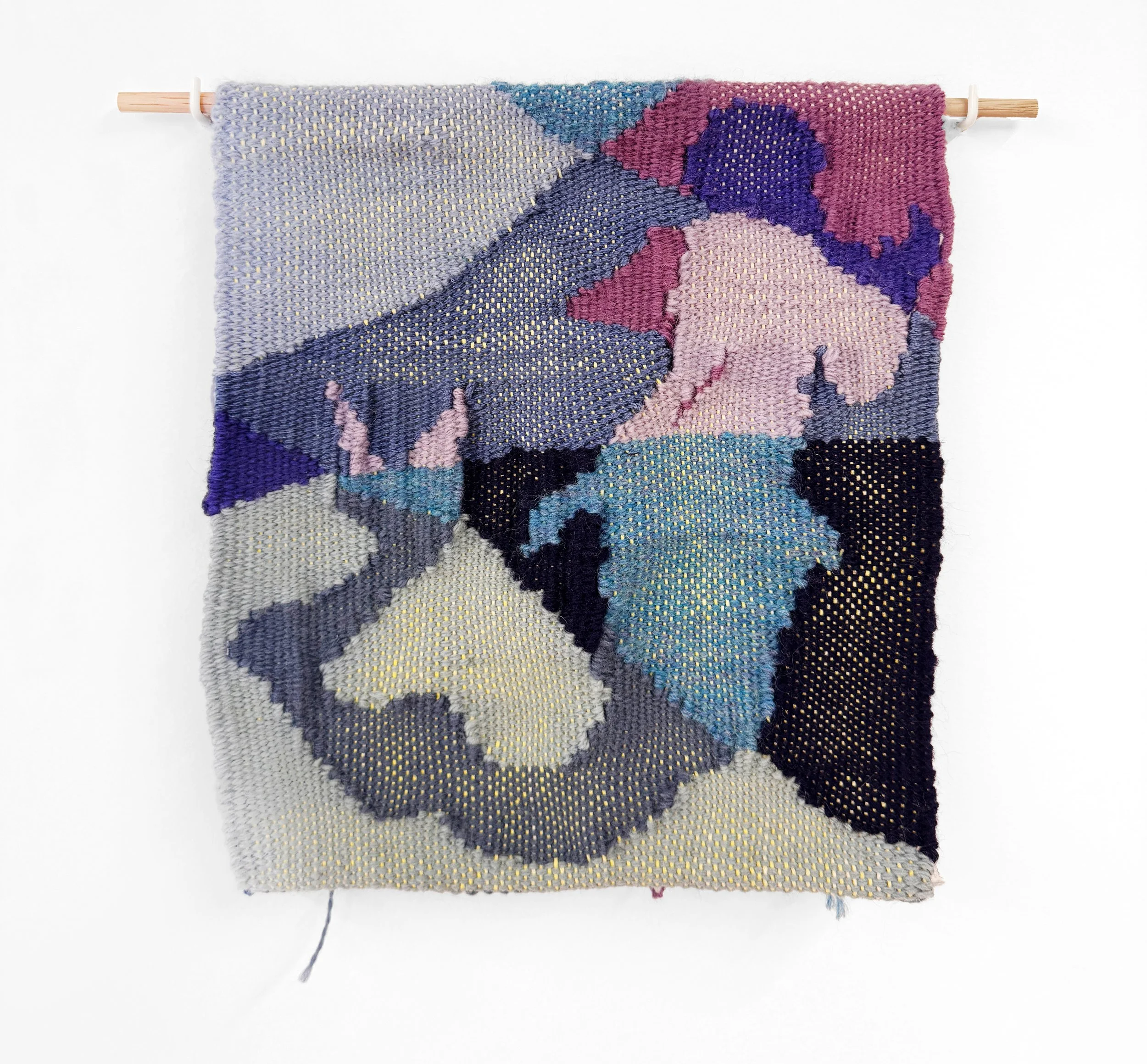 Jia Sung
 Siren , 2026
wool and cotton tapestry
10 x 9 in | 25.5 x 23 cm