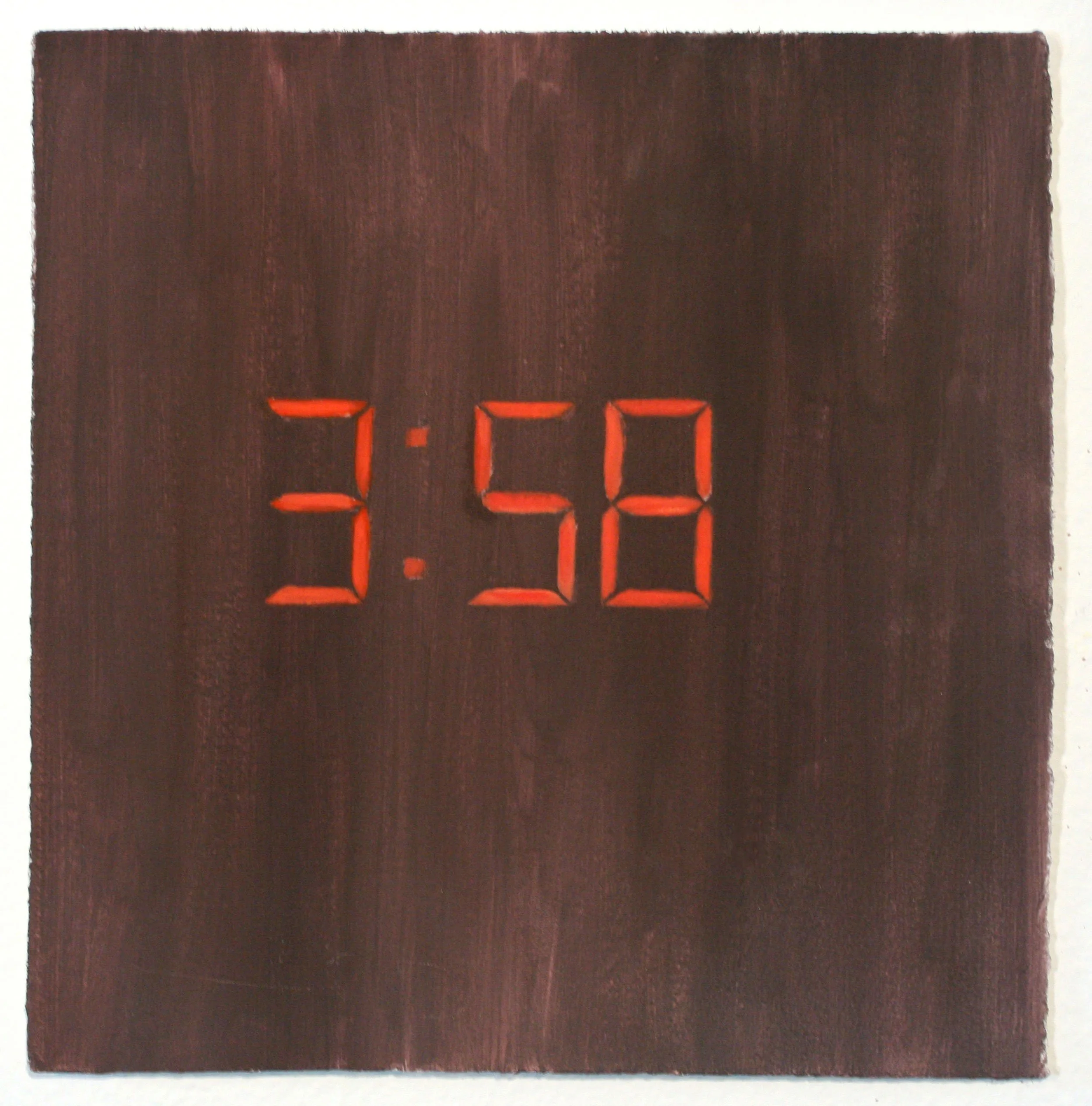  And Many, Many Months , 2015
Oil on paper mounted on board
8 1/2 x 8 1/2 in | 21.5 x 21.5 cm