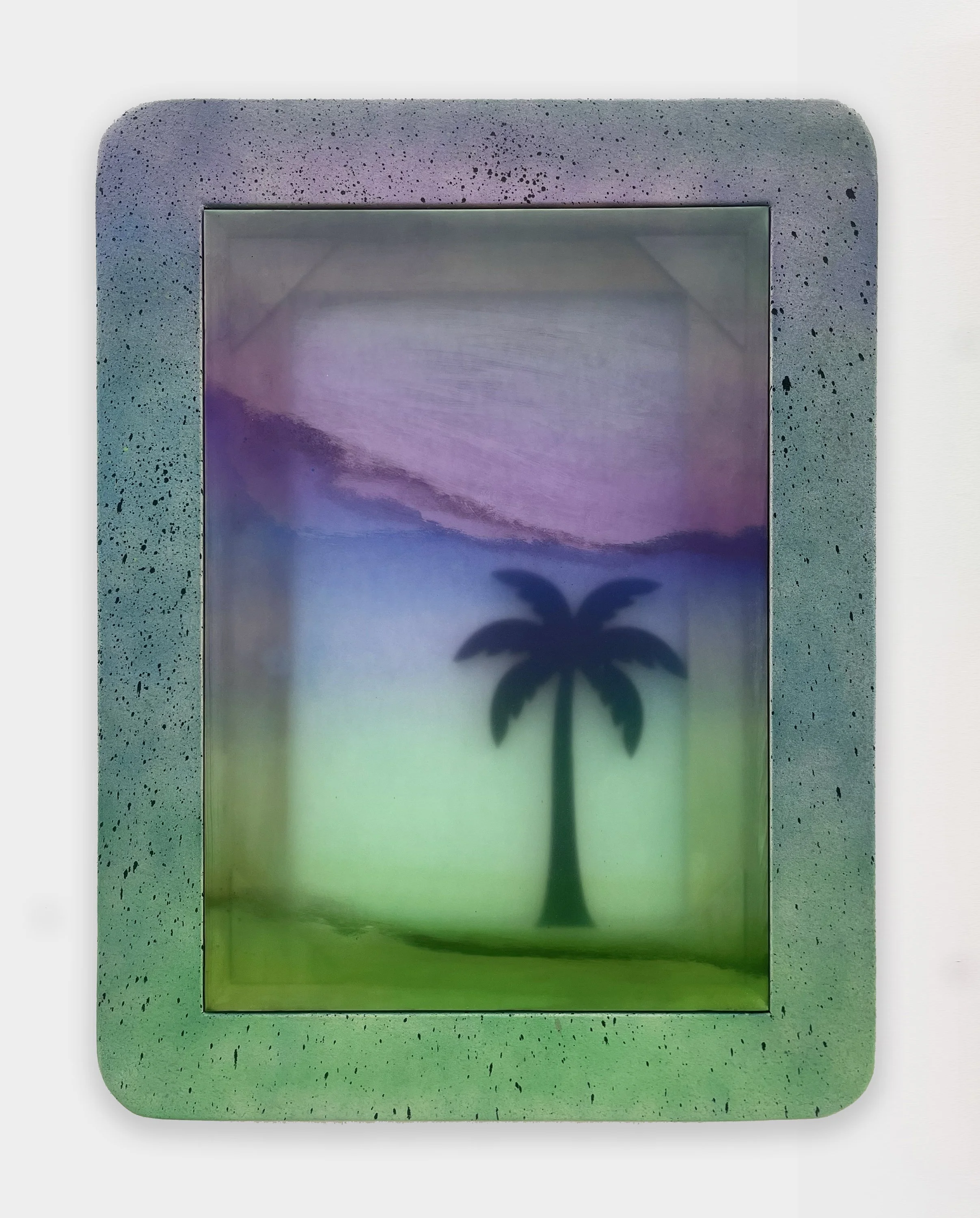  Mood (hazy; drifting) , 2026
Alkyd on marine vinyl, alkyd on canvas over wood artist's frame
34 5/8 x 26 3/8 x 2 in | 88 x 67 x 5 cm