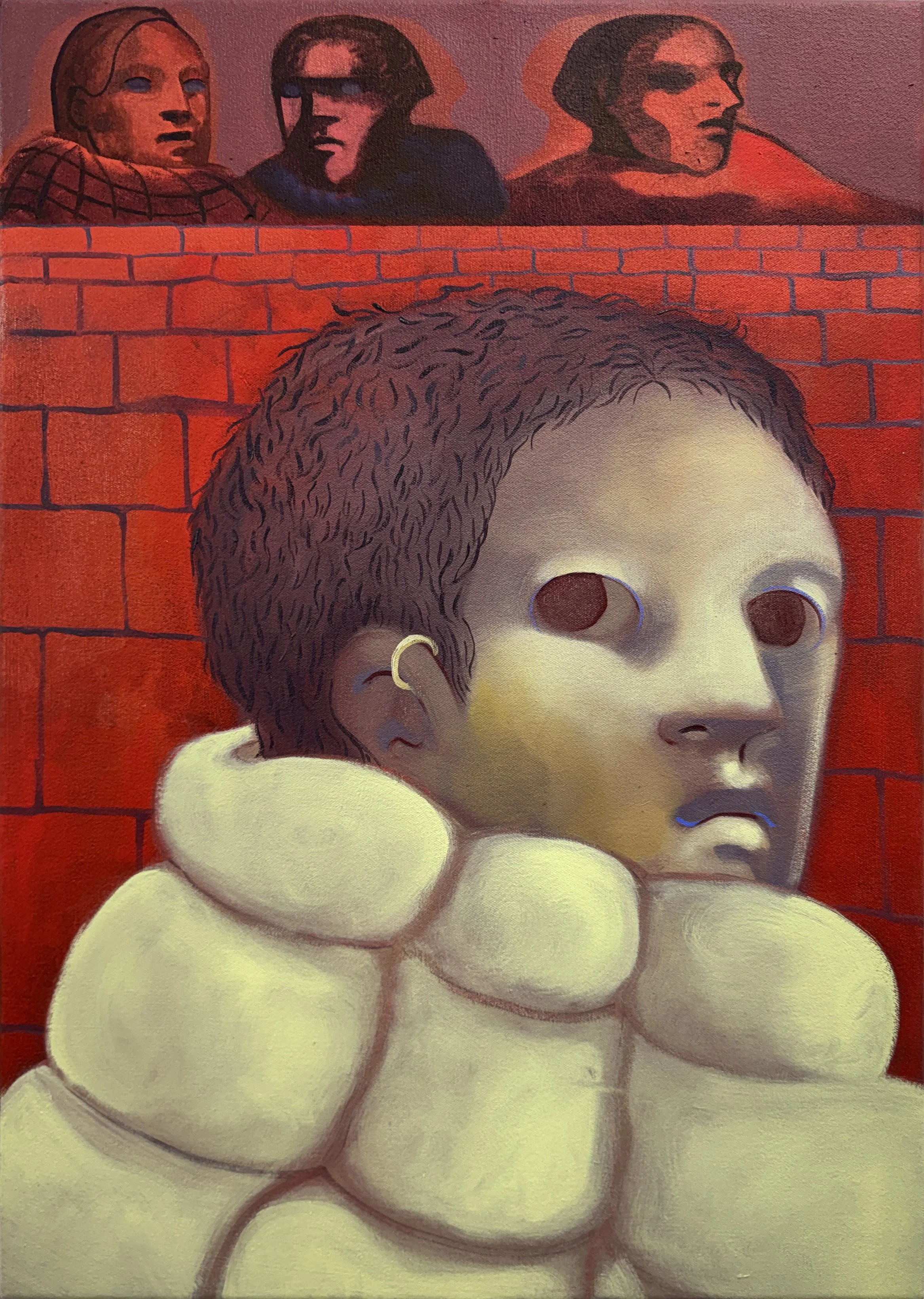  Over the Wall , 2025
Oil on linen
27 1/2 x 19 3/4 in | 70 x 50 cm