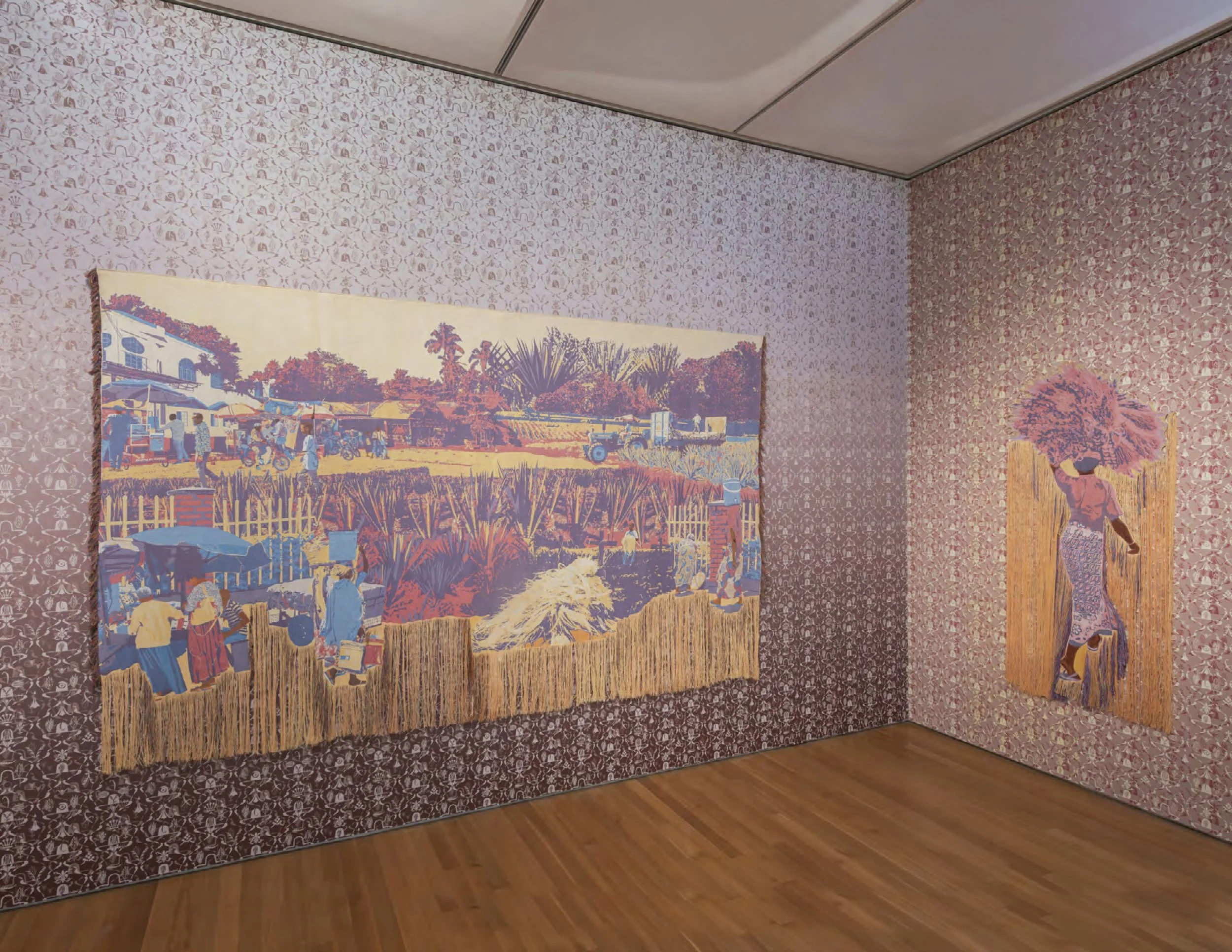 Installation view,  She Weaves White Gold , North Carolina Museum of Art, Raleigh, North Carolina, 2026