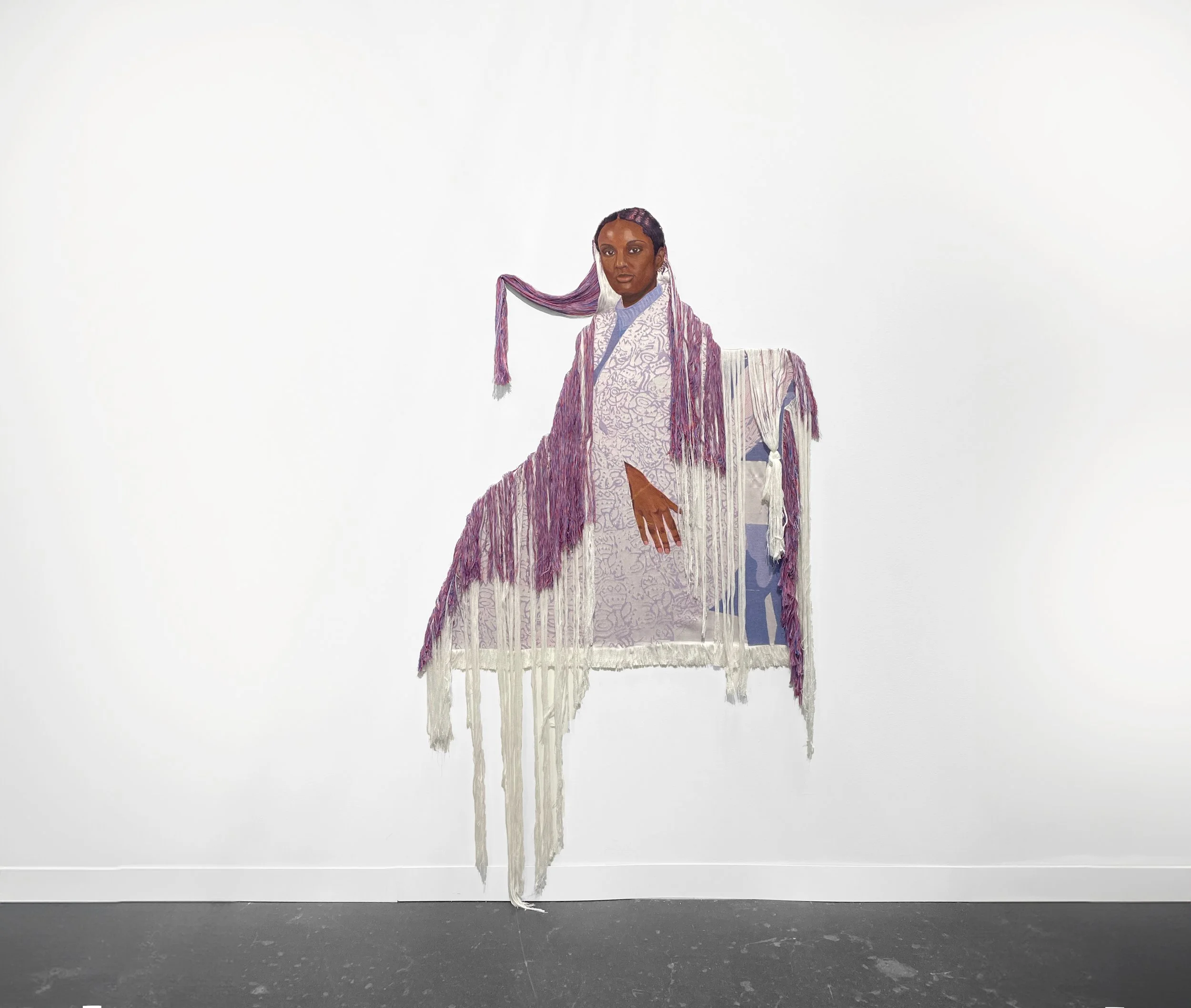  Naomiye , 2024
Jacquard woven, painted
183 x 122 cm | 72 x 48 in