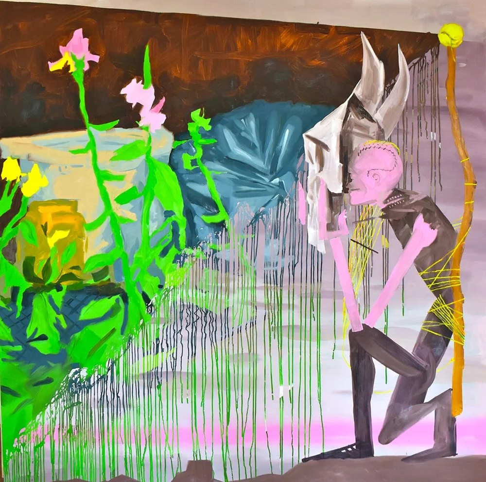  Looking back , 2015
Oil on canvas
72 x 72 in | 183 x 183 cm